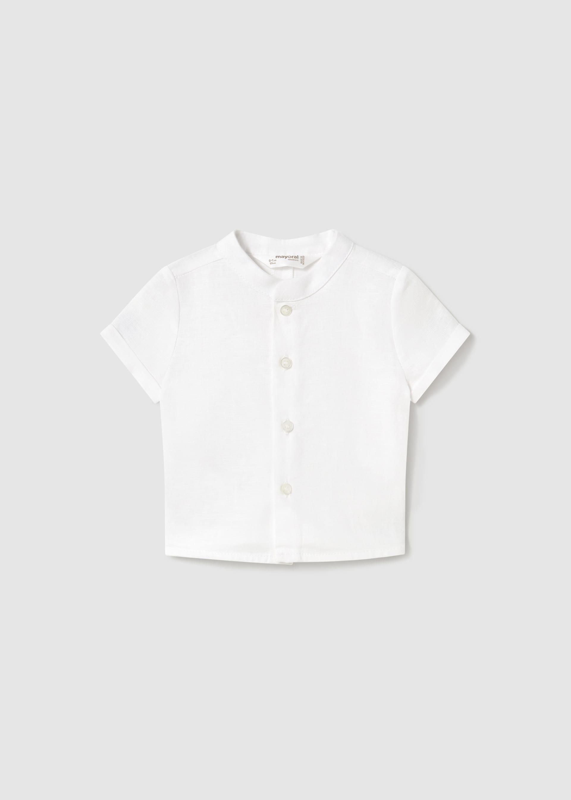 Newborn boy mao shirt