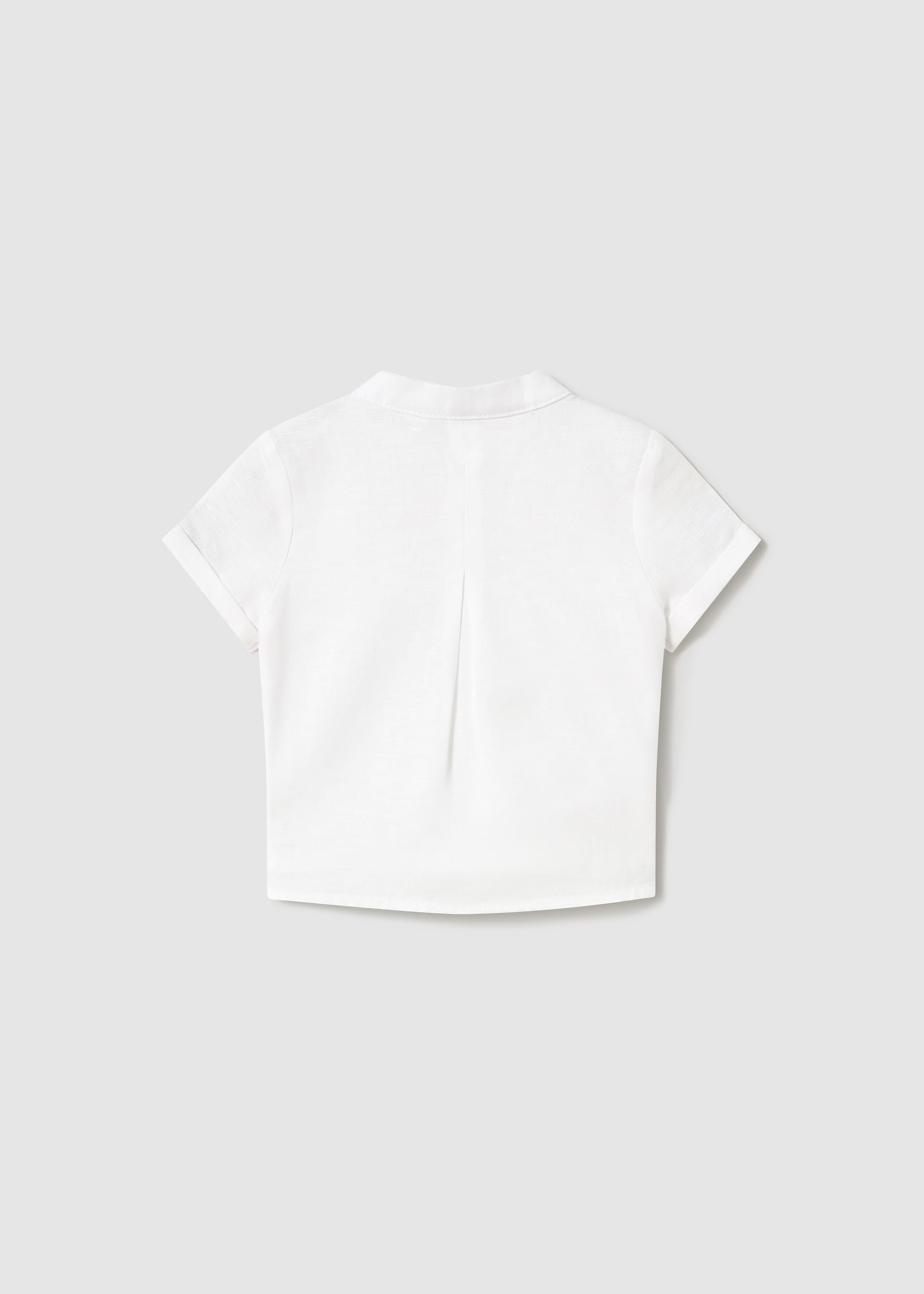 Newborn boy mao shirt