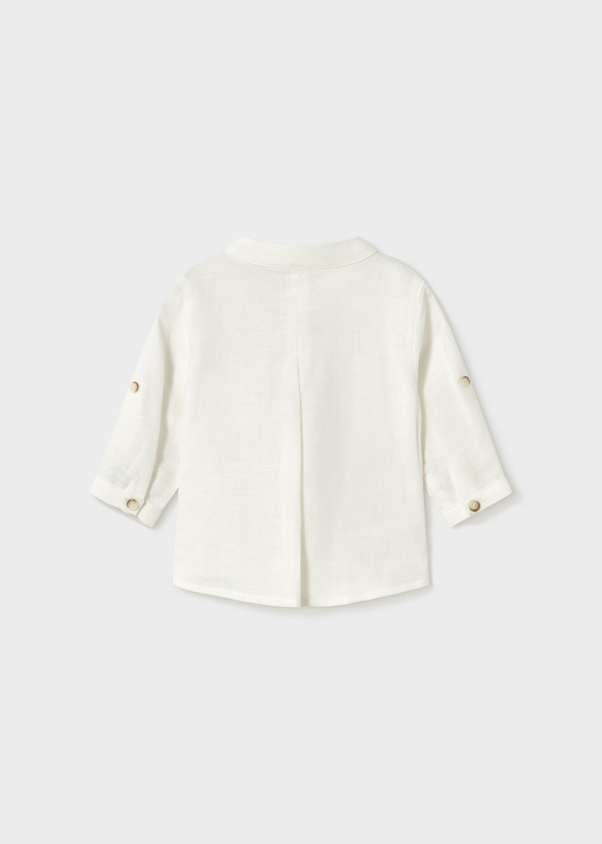 Newborn Mandarin Collar Shirt