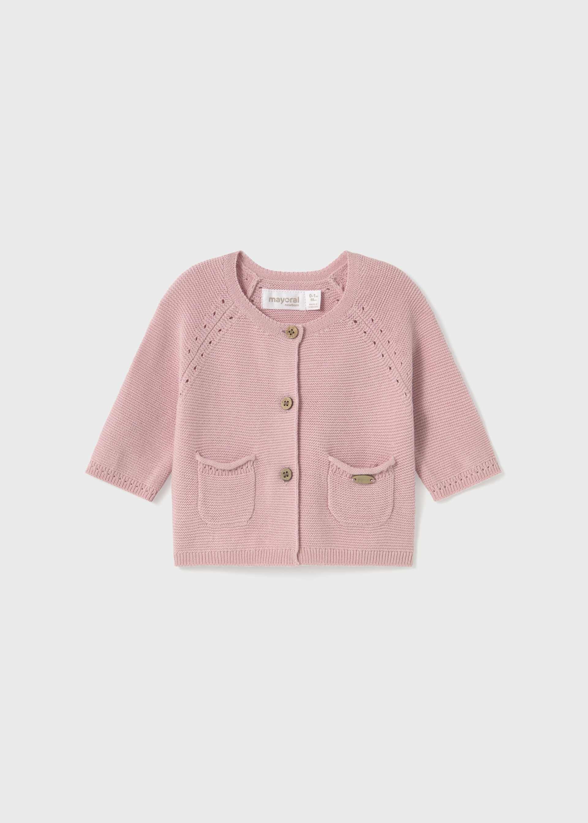 Newborn girl tricot cardigan Newborn girl tricot cardigan
