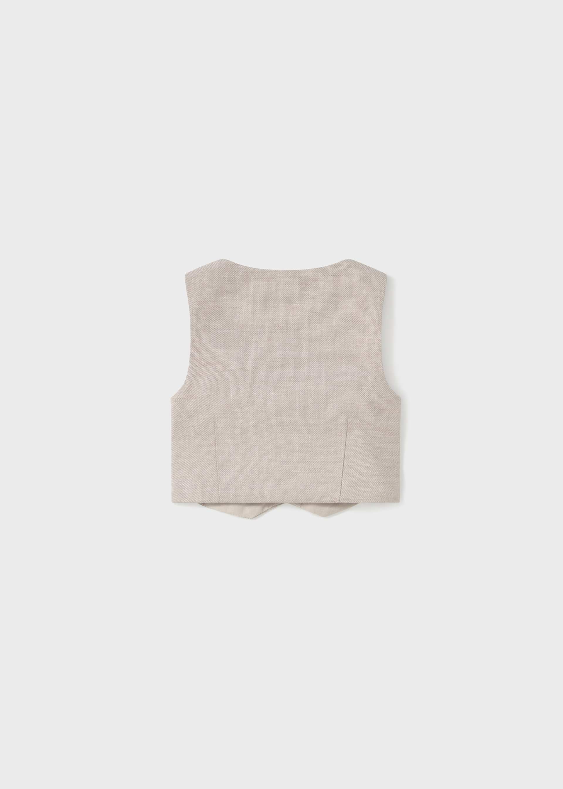 Newborn Linen Dress Vest Newborn Linen Dress Vest