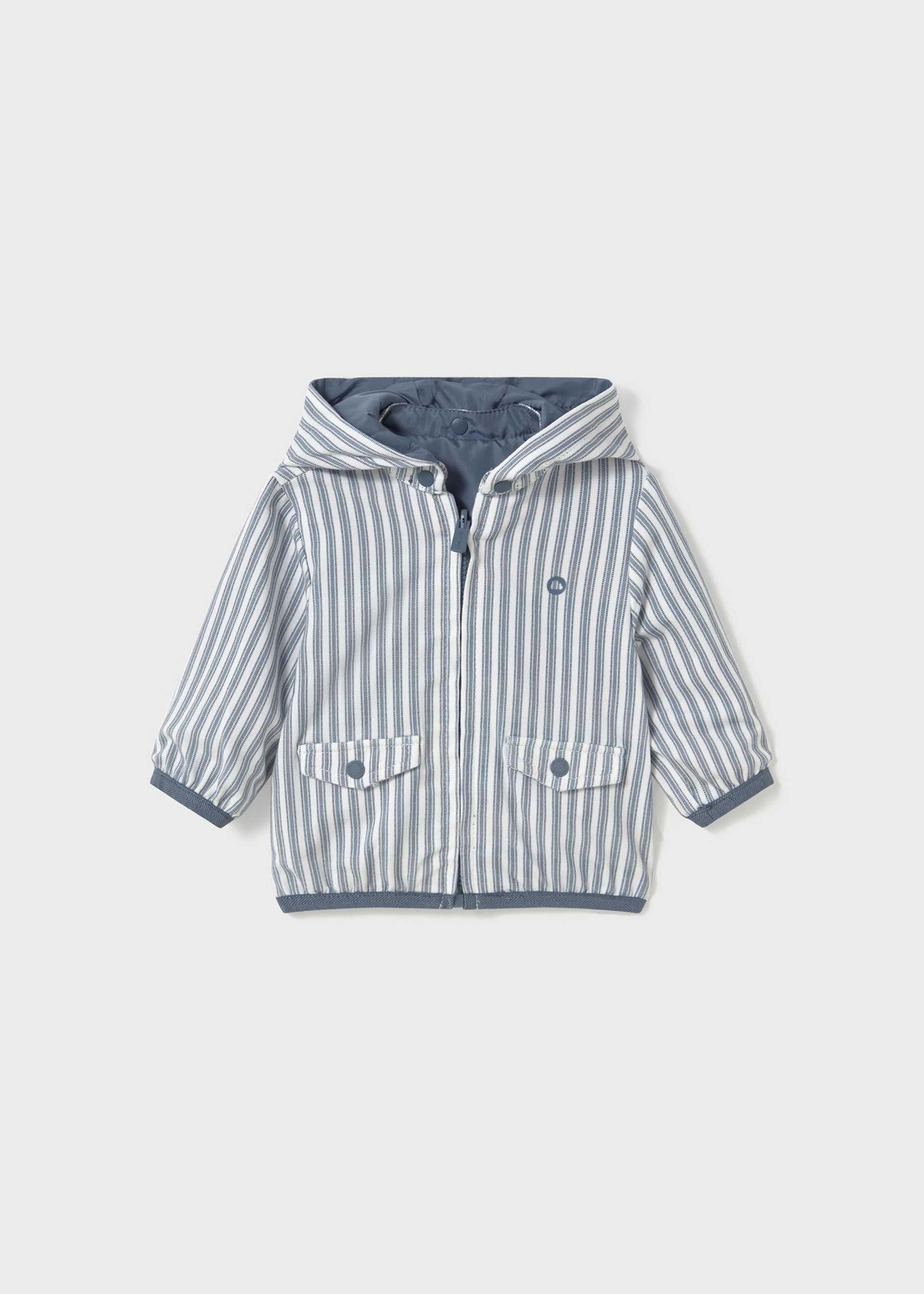 Newborn boy reversible windbreaker