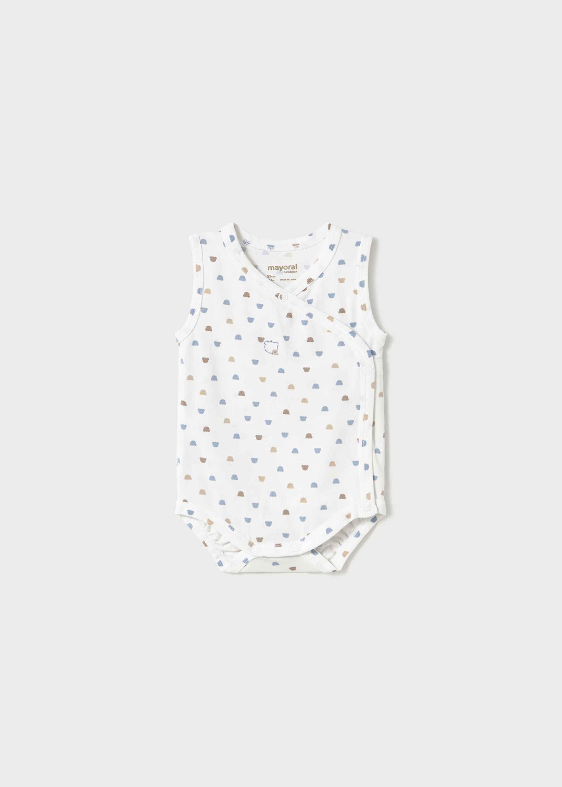 Newborn boy sleeveless bodysuit Newborn boy sleeveless bodysuit