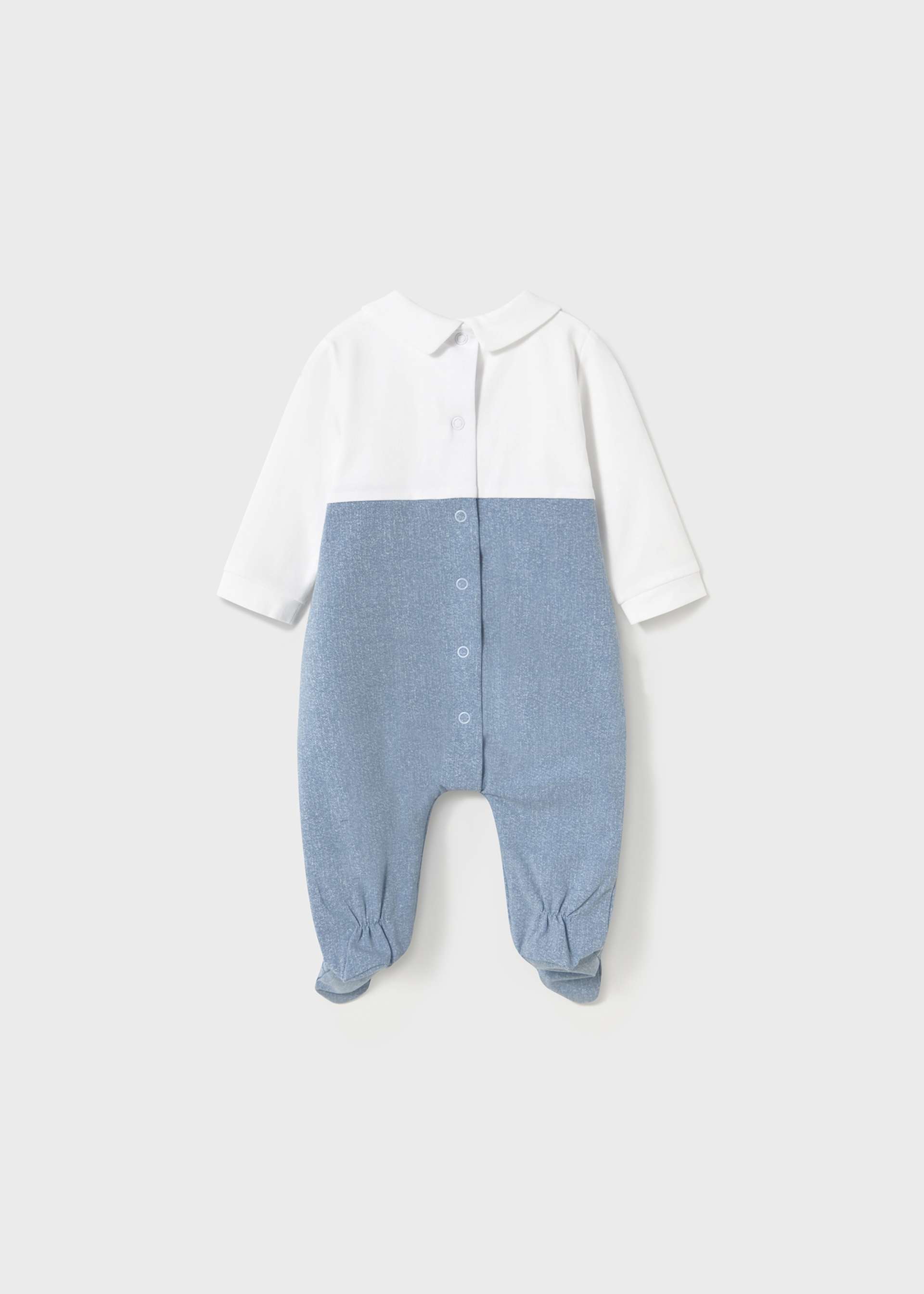 Pijama largo cuello recién nacido