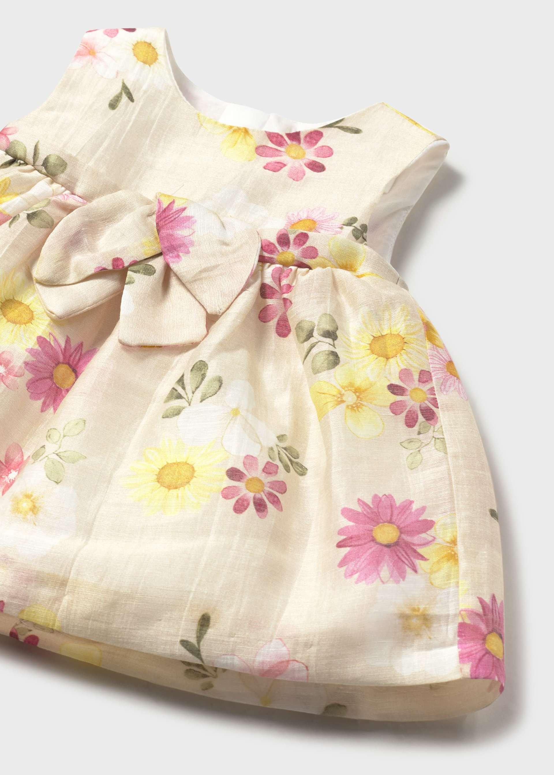 Newborn girl floral dress