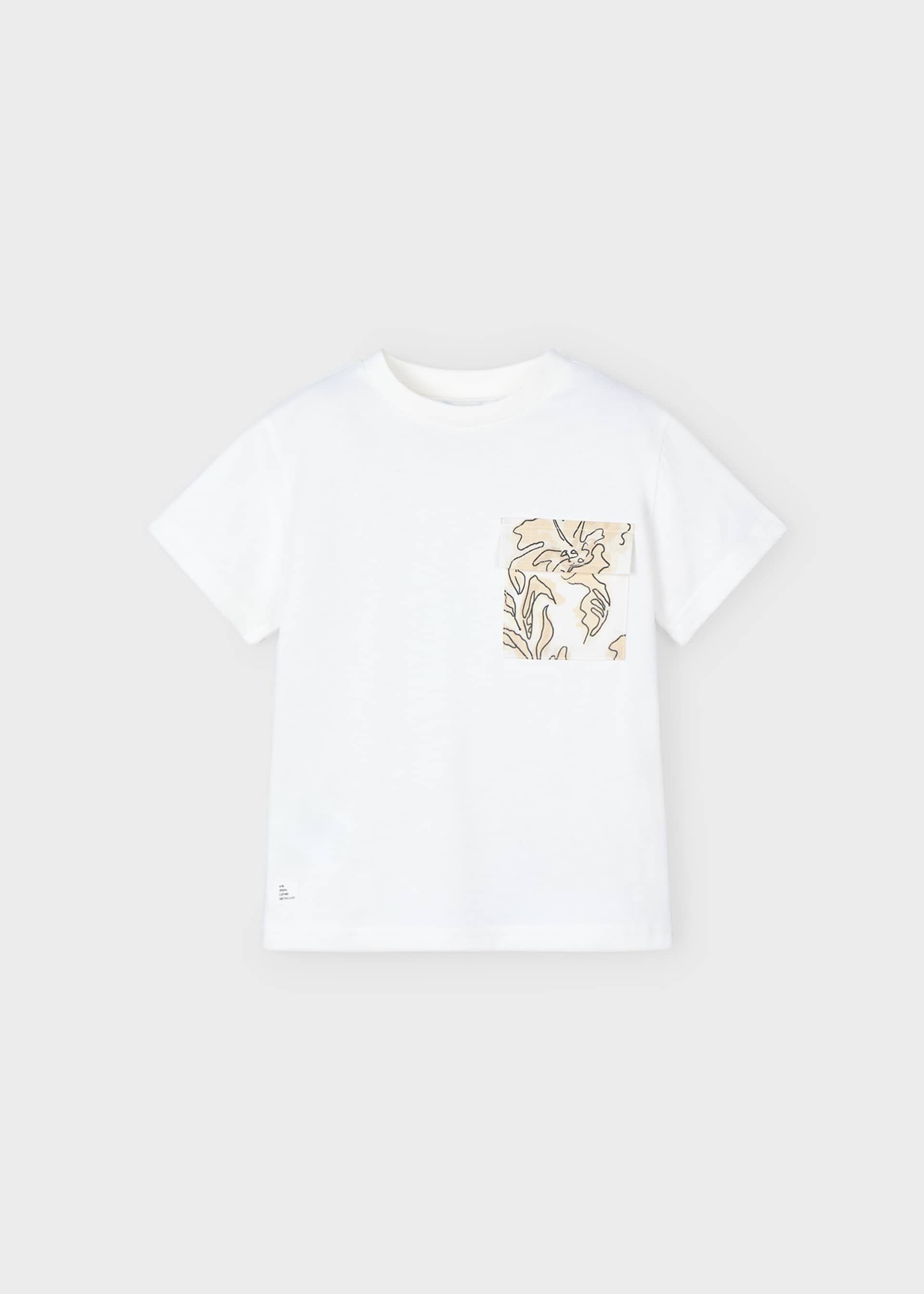 Boy T-Shirt with Printed Pocket Boy T-Shirt with Printed Pocket