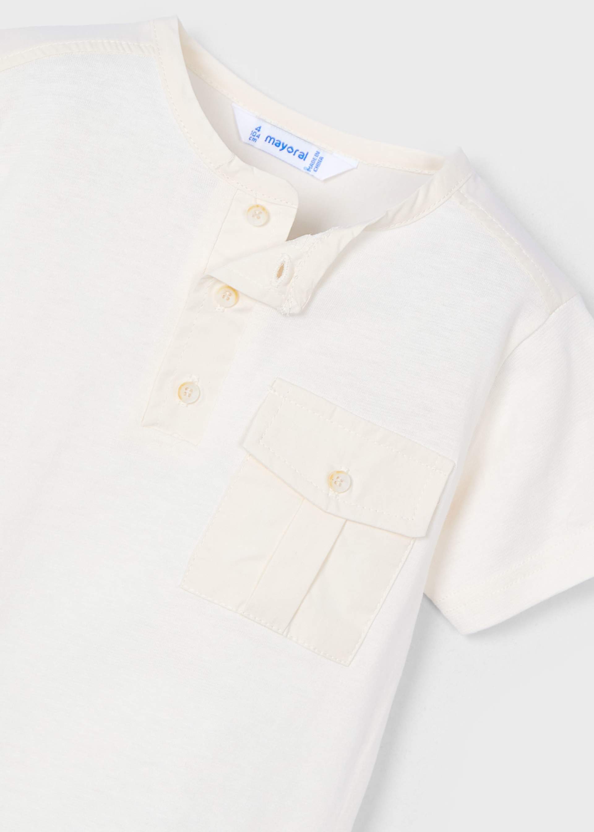 T-Shirt Bäckerkragen Jungen T-Shirt Bäckerkragen Jungen