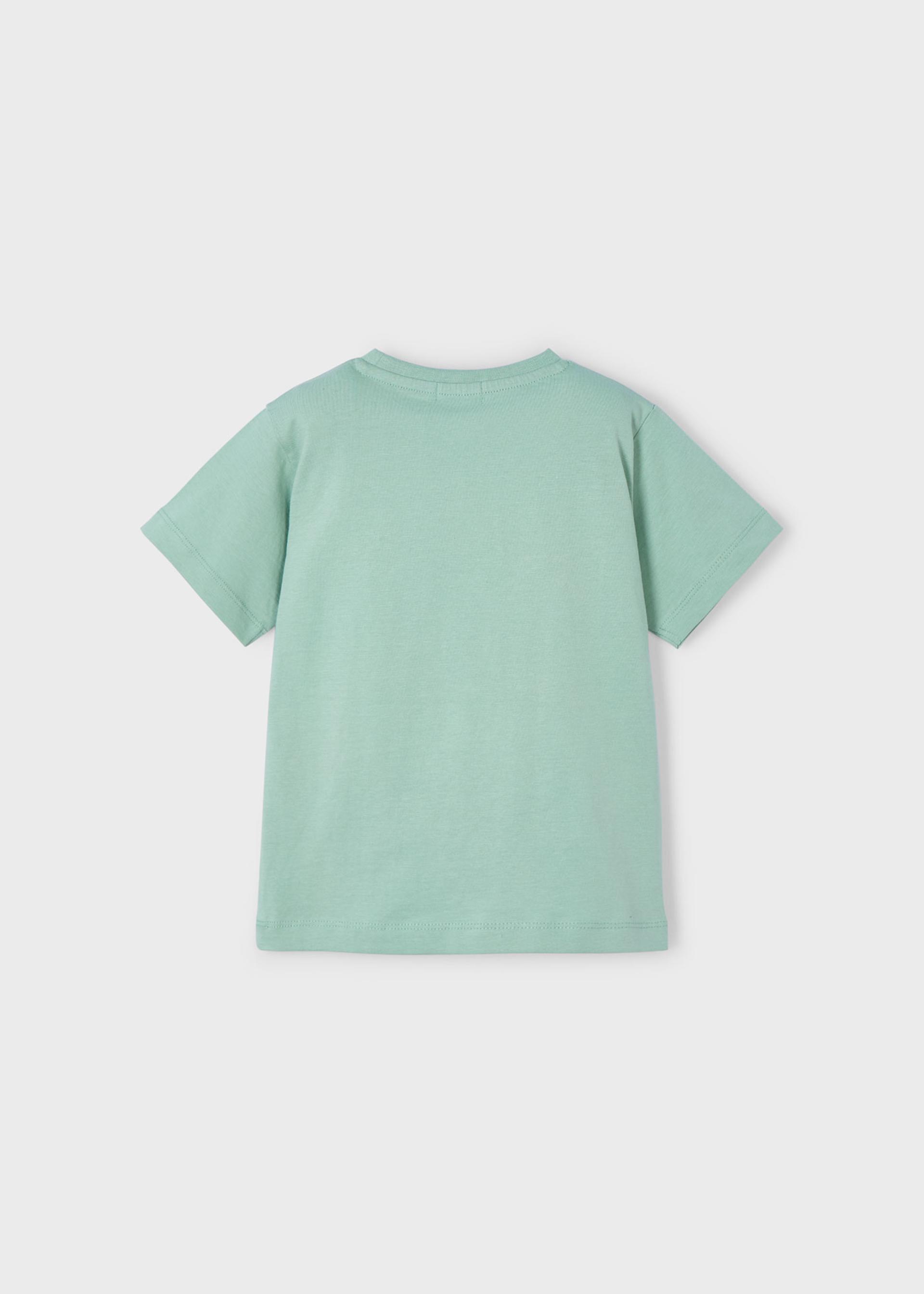 Boy T-Shirt with Embossed Rhino Design Boy T-Shirt with Embossed Rhino Design