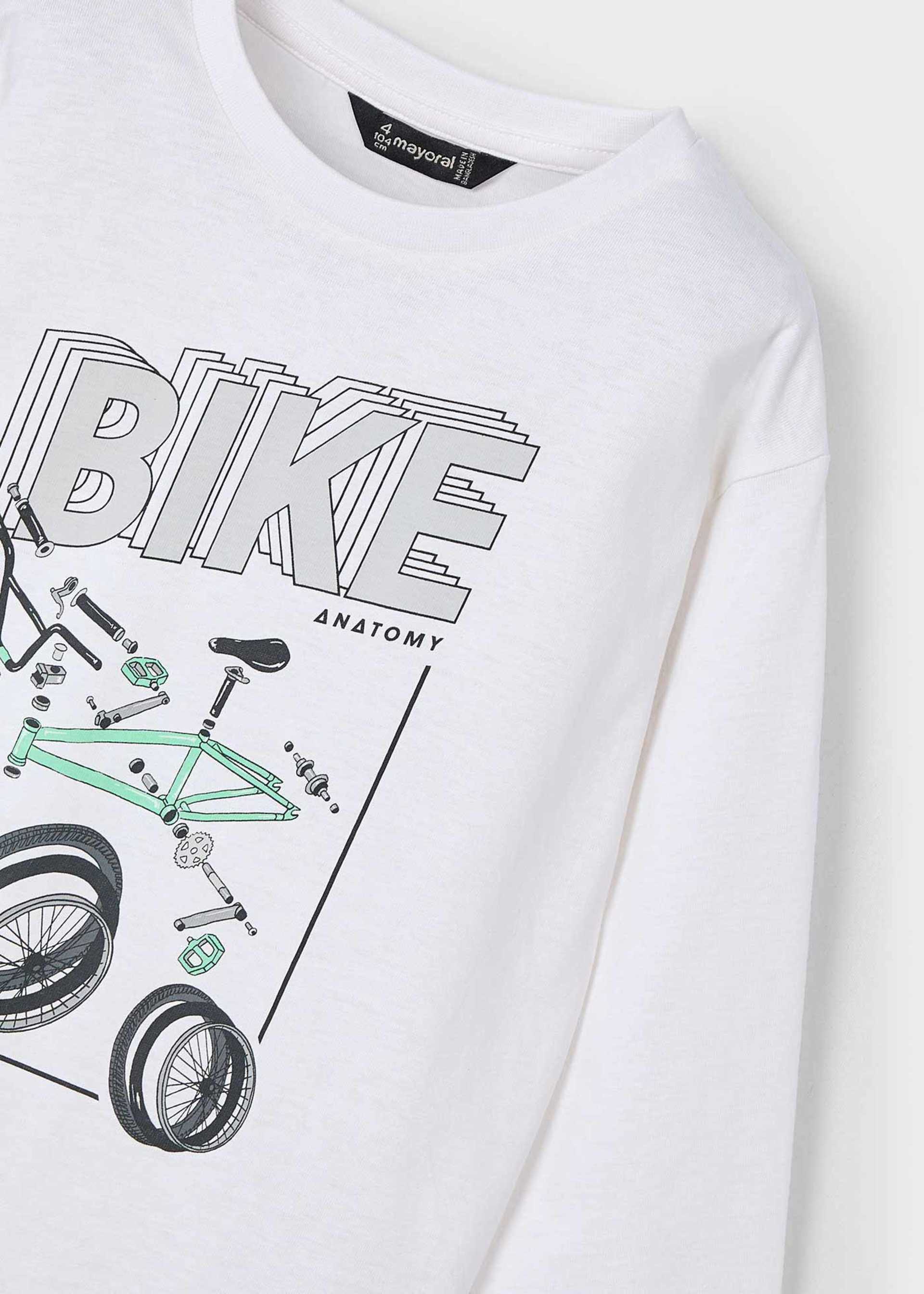 Playera manga larga bici niño Playera manga larga bici niño