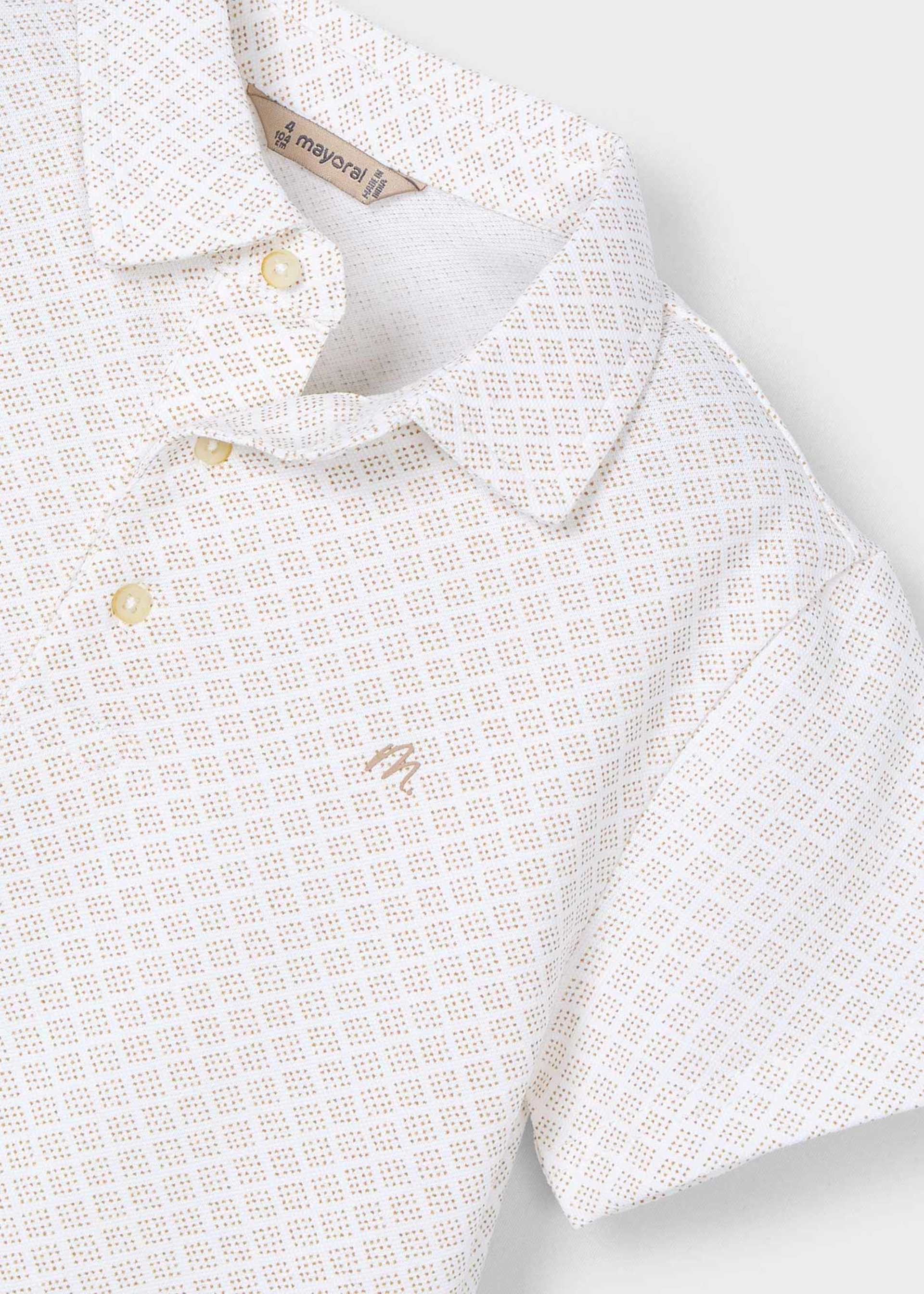 Poloshirt Motivdruck geometrisch Jungen Poloshirt Motivdruck geometrisch Jungen