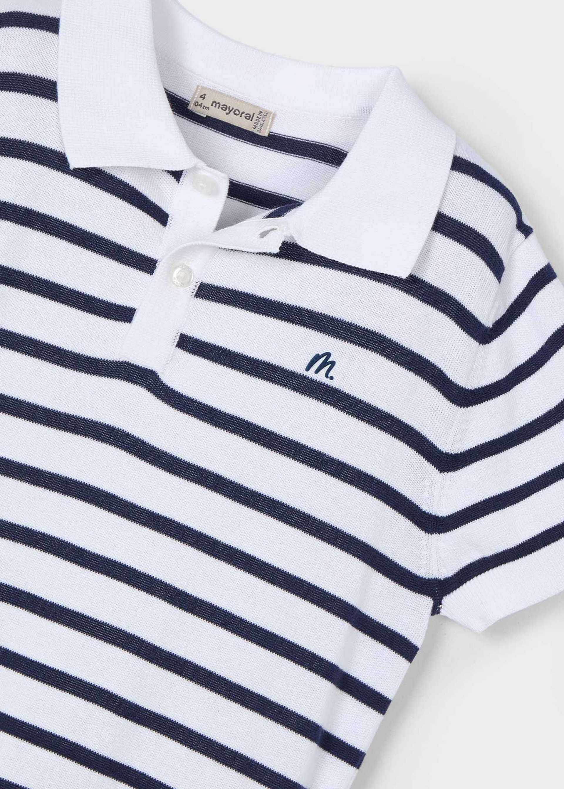Polo tricô menino