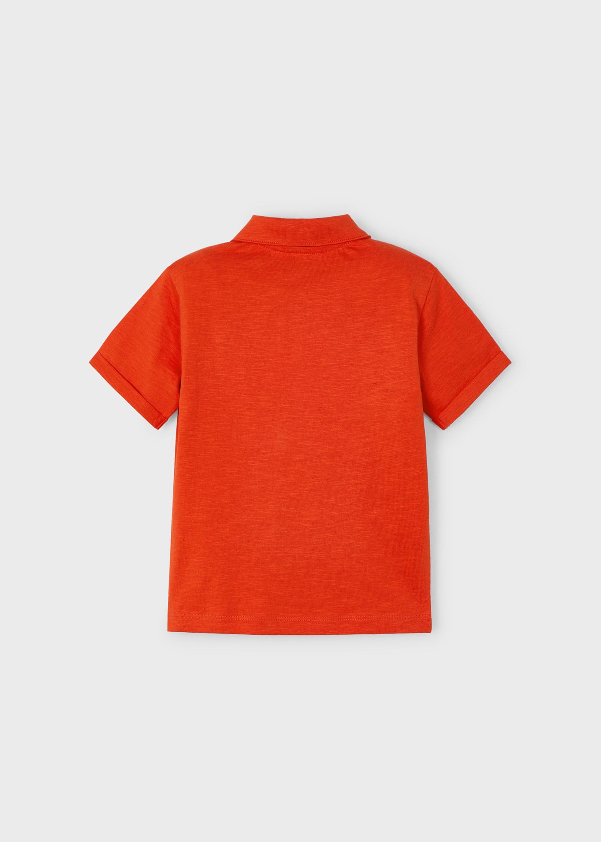 Polo en tissu léger avec poche garçon