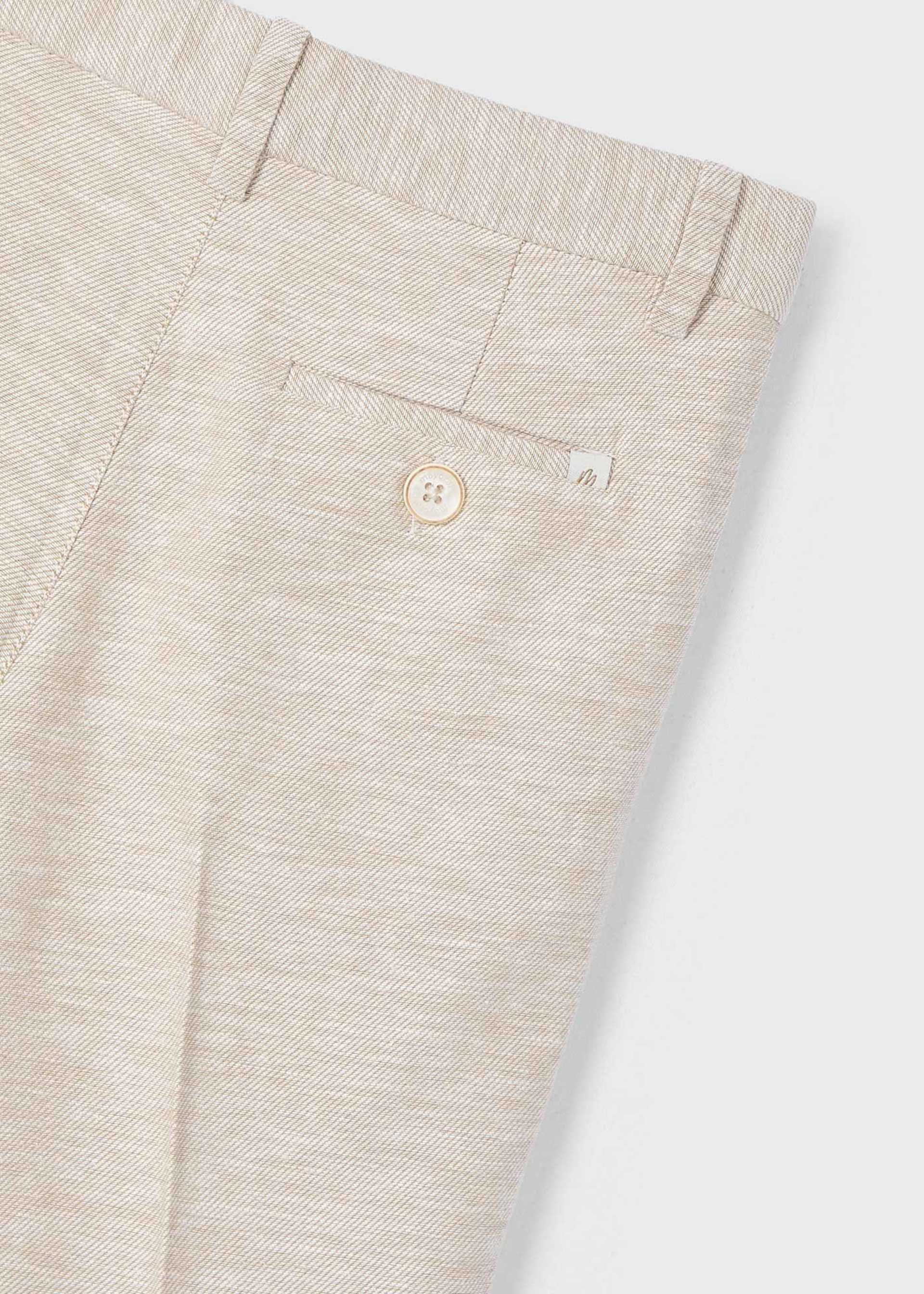 Feine Bermudas mit Leinenanteil Jungen