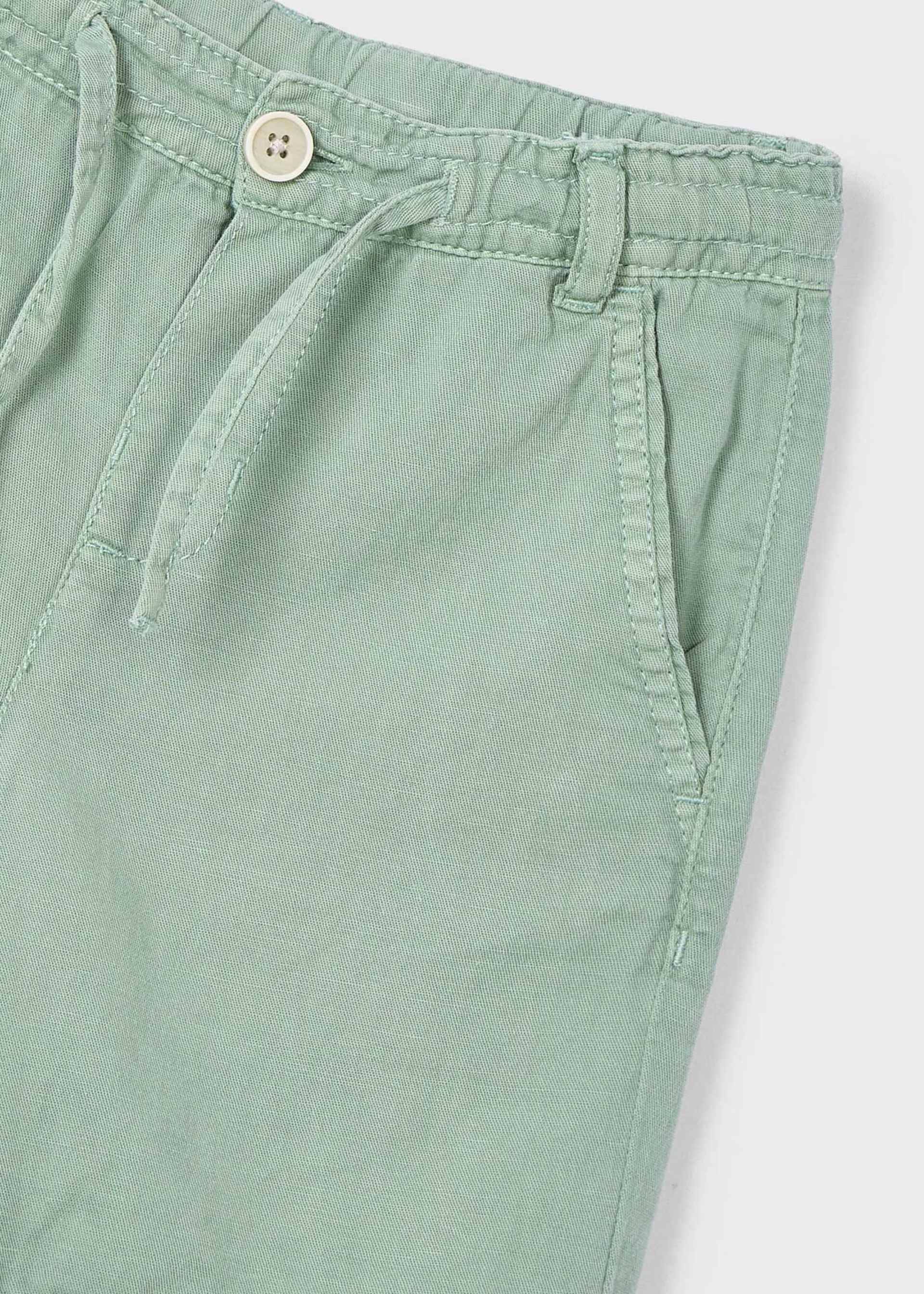 Boy linen shorts with drawstring