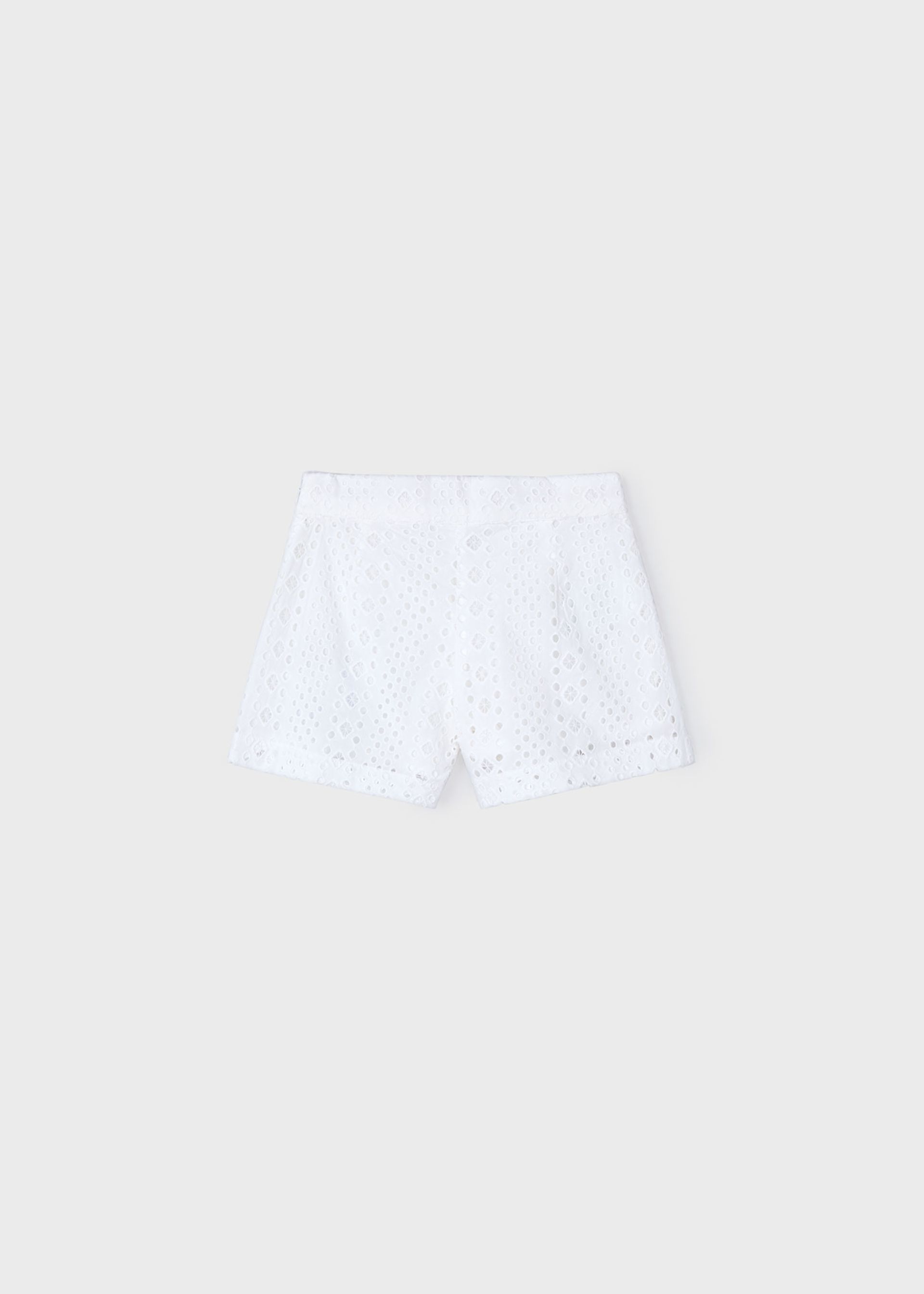 Girl openwork shorts