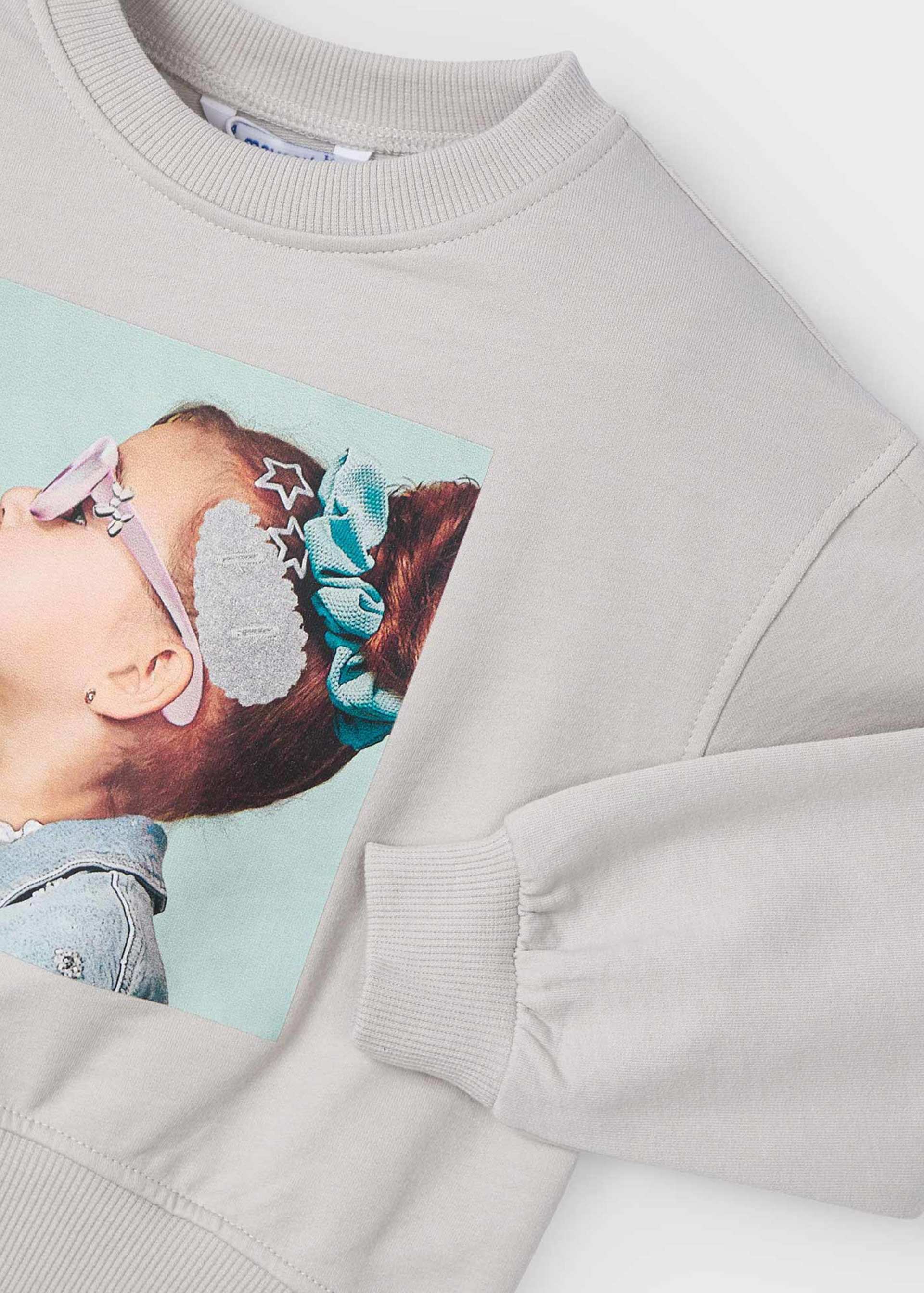 Sweatshirt mit Clip Mädchen Sweatshirt mit Clip Mädchen