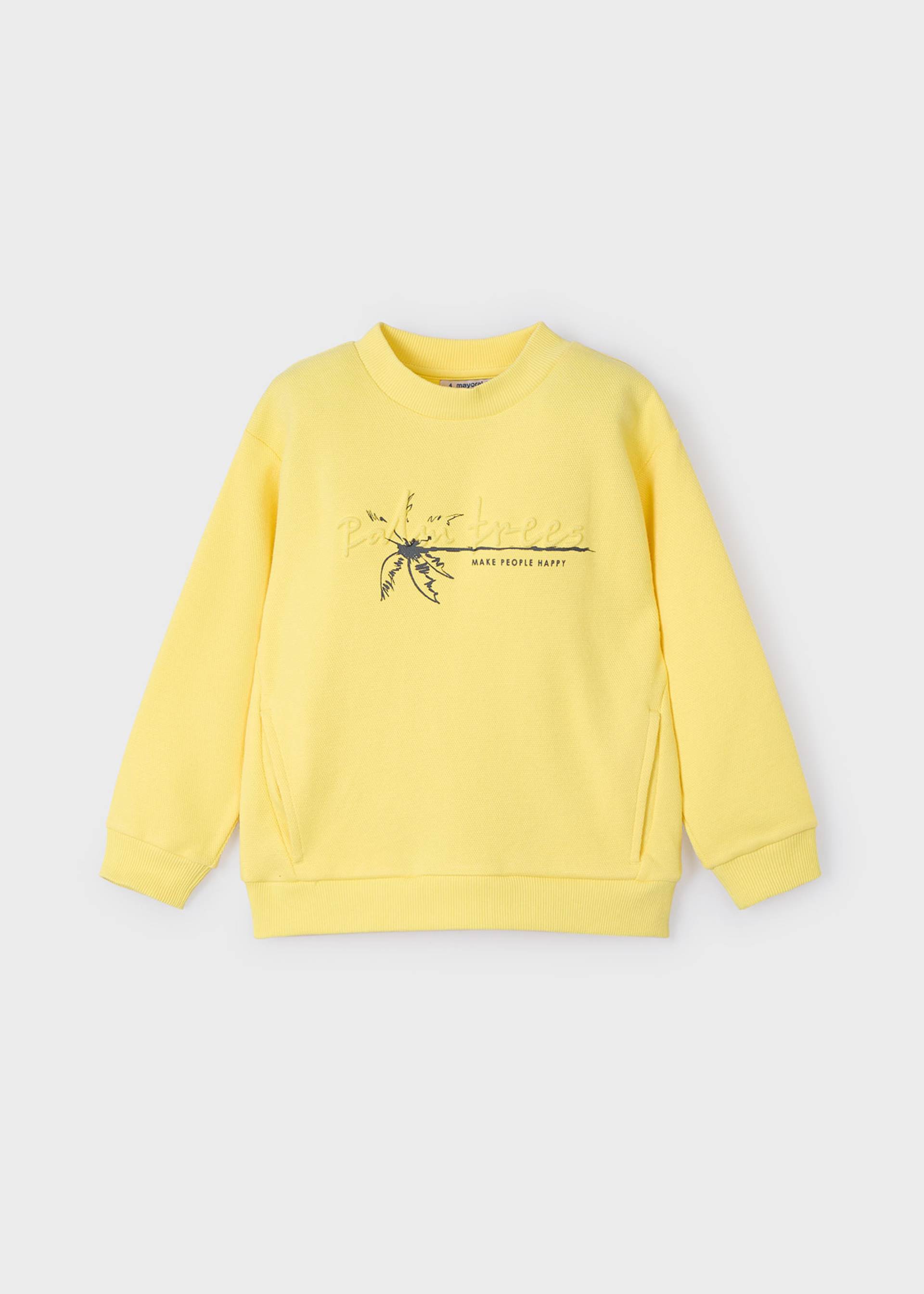 Bluza z wytłoczonym wzorem dla chłopca