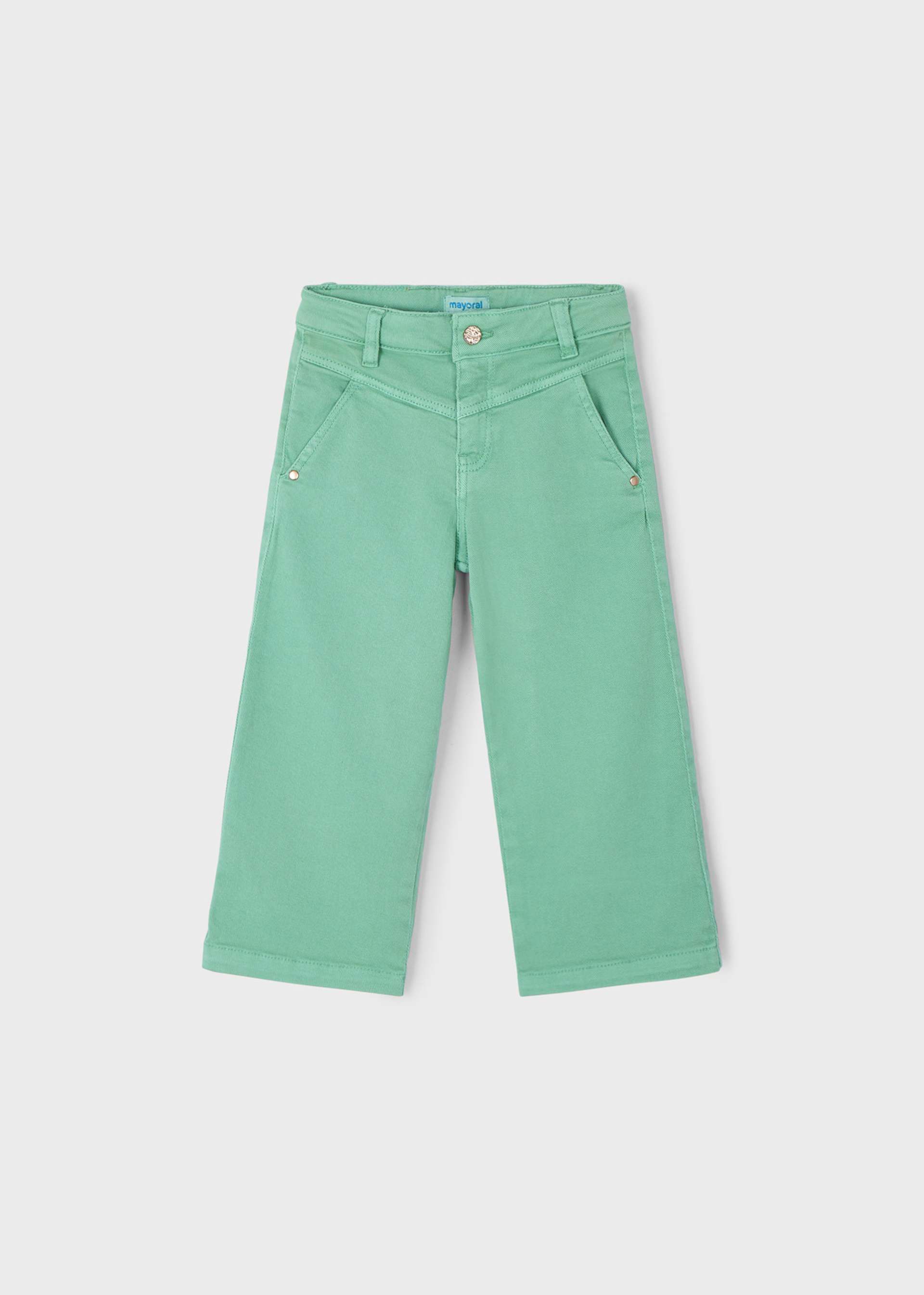 Girl wide fit twill trousers Girl wide fit twill trousers