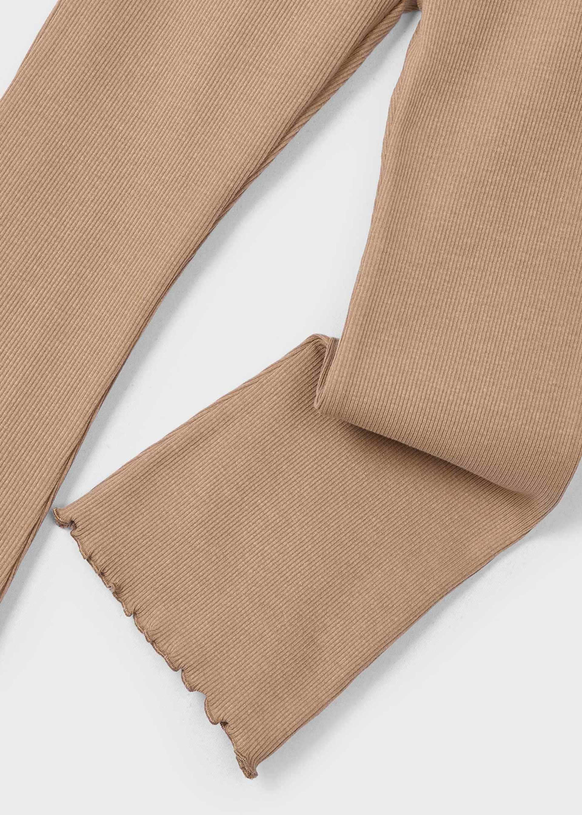 Legginsy rozszerzane w prążki dla dziewczynki