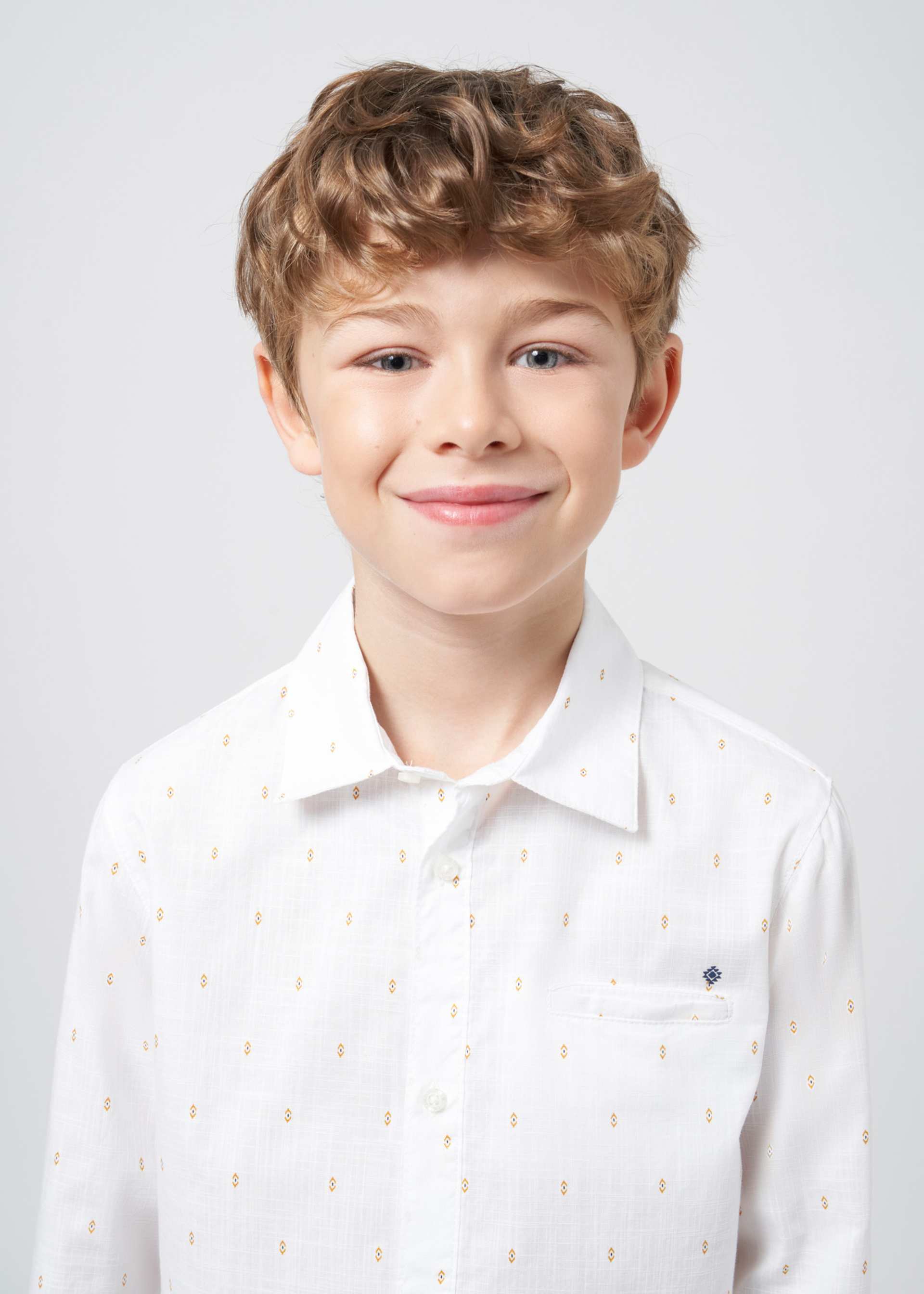 Camisa manga larga estampada Better Cotton chico