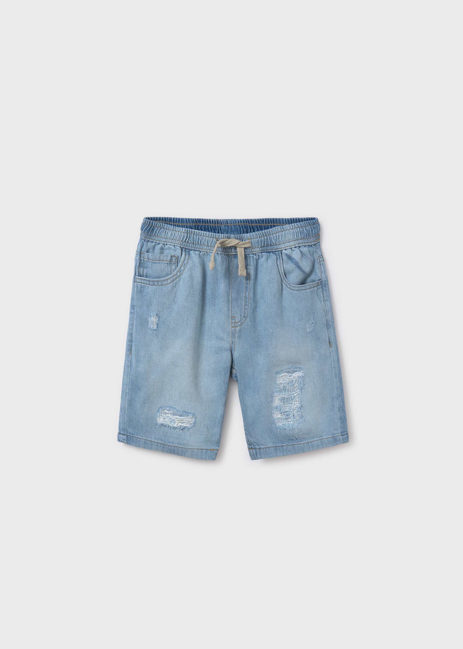 Boy Distressed Denim Shorts Boy Distressed Denim Shorts
