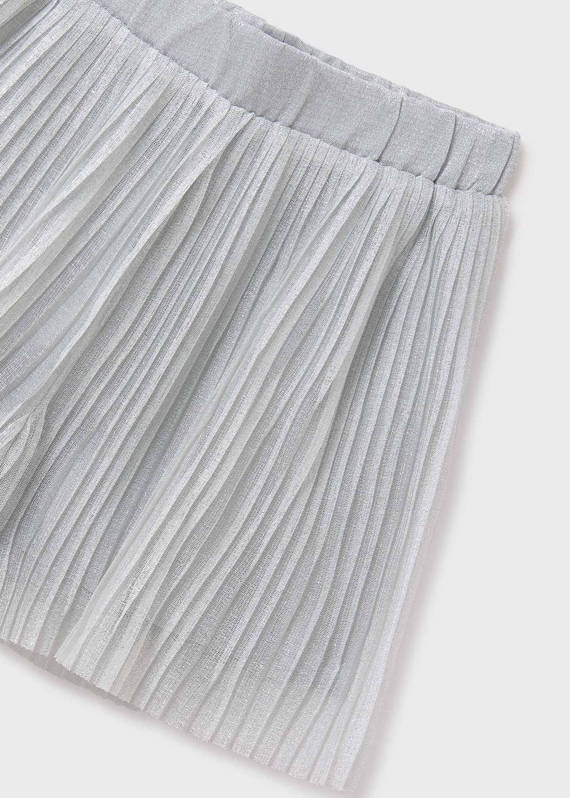 Pantaloncino plissettato ragazza