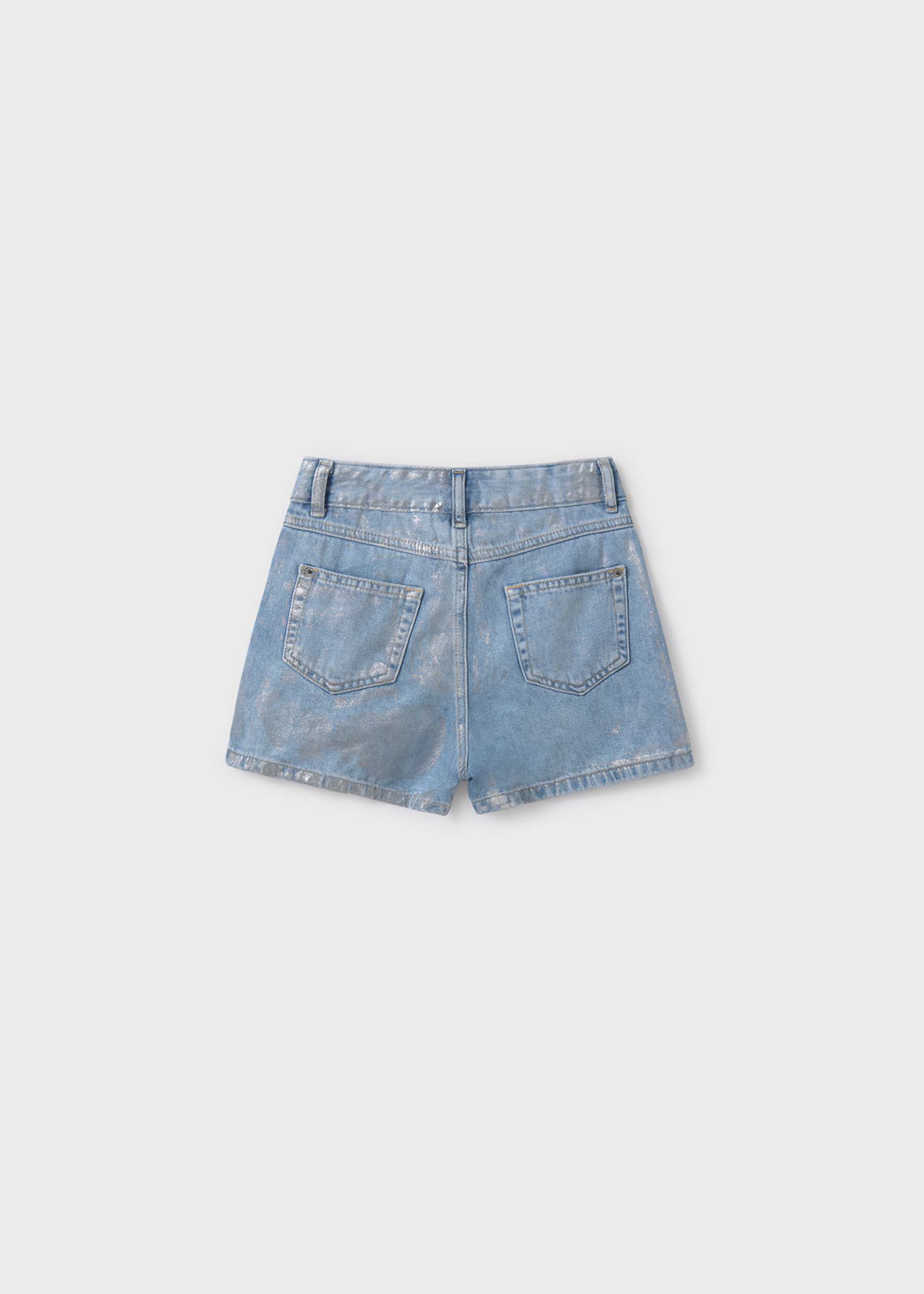 Short de mezclilla tiro alto chica