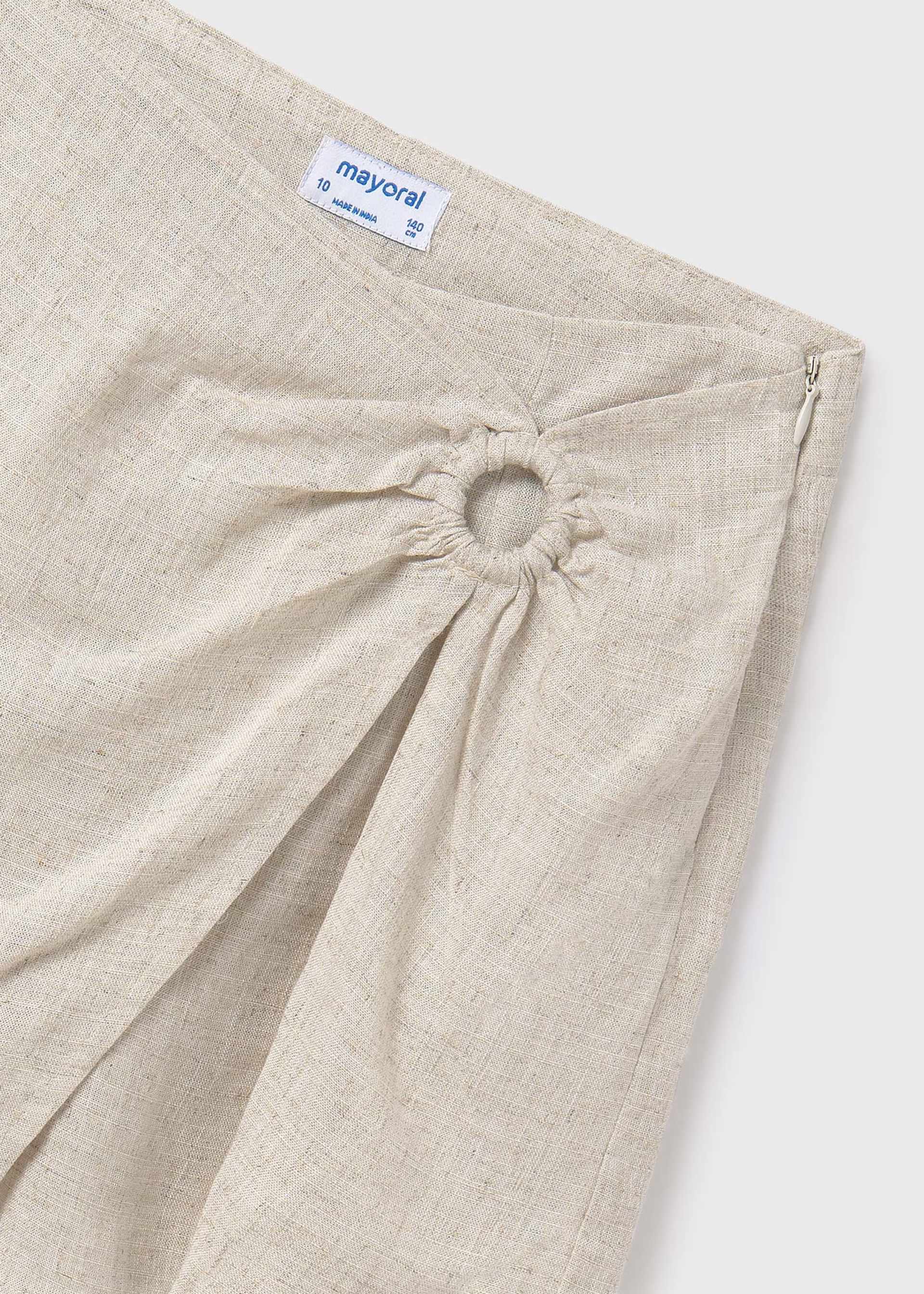 Girl linen skort