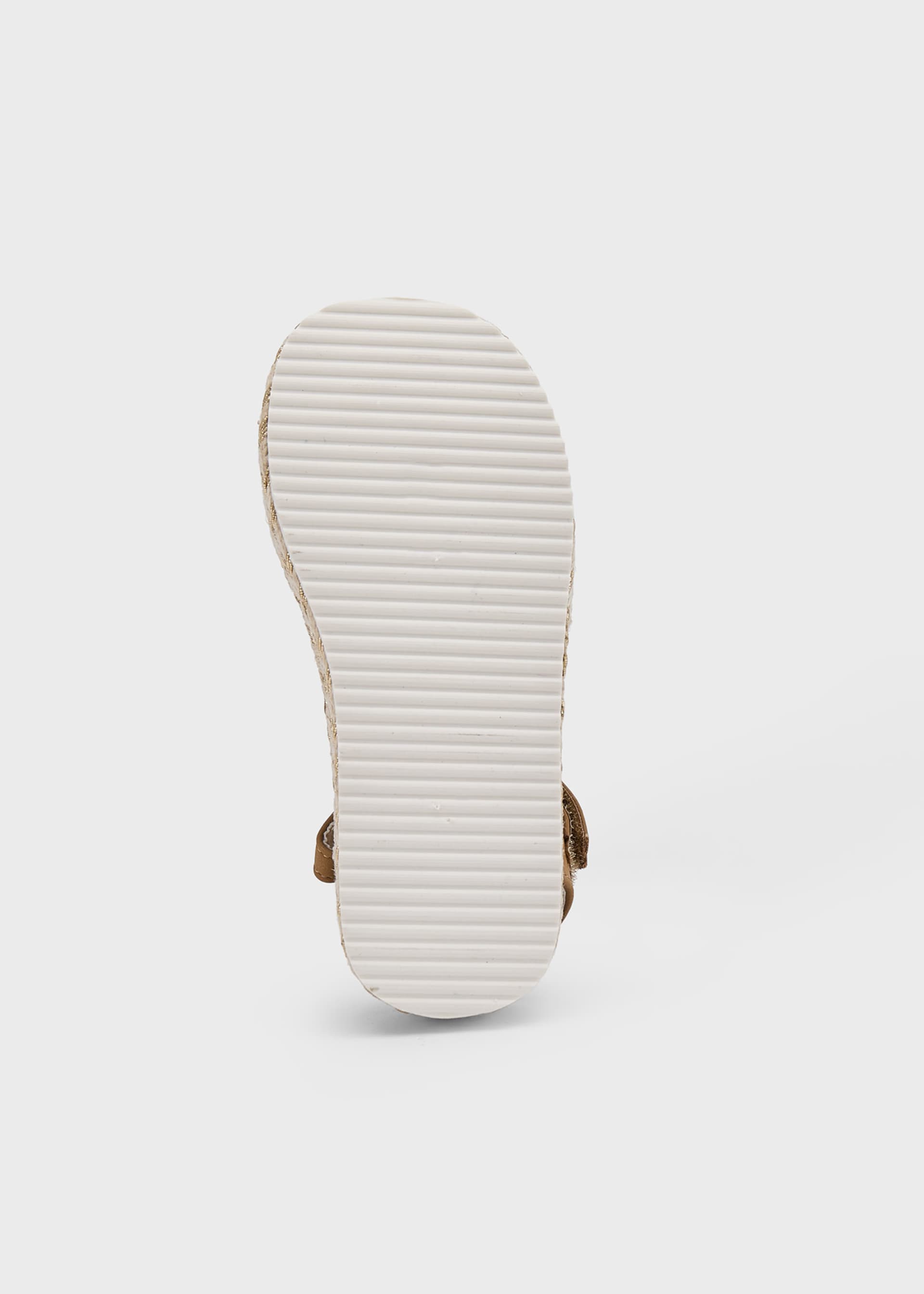 Girl platform jute sandals