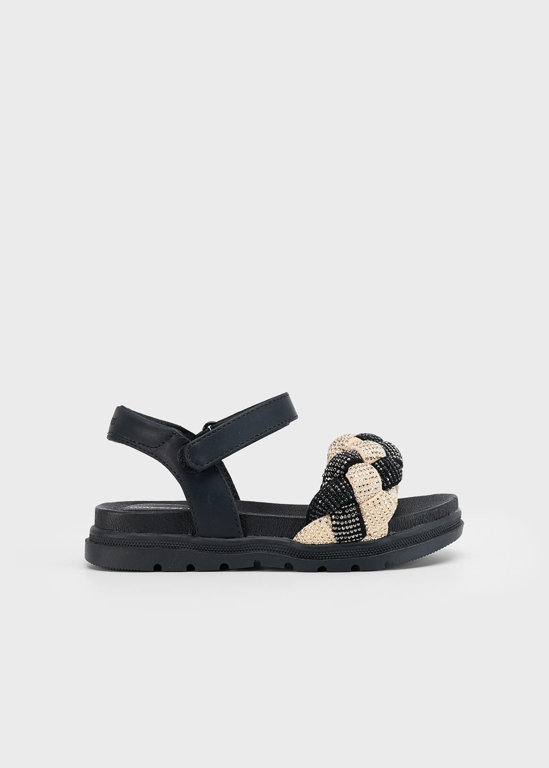 Sandalen Zopf glitter Mädchen