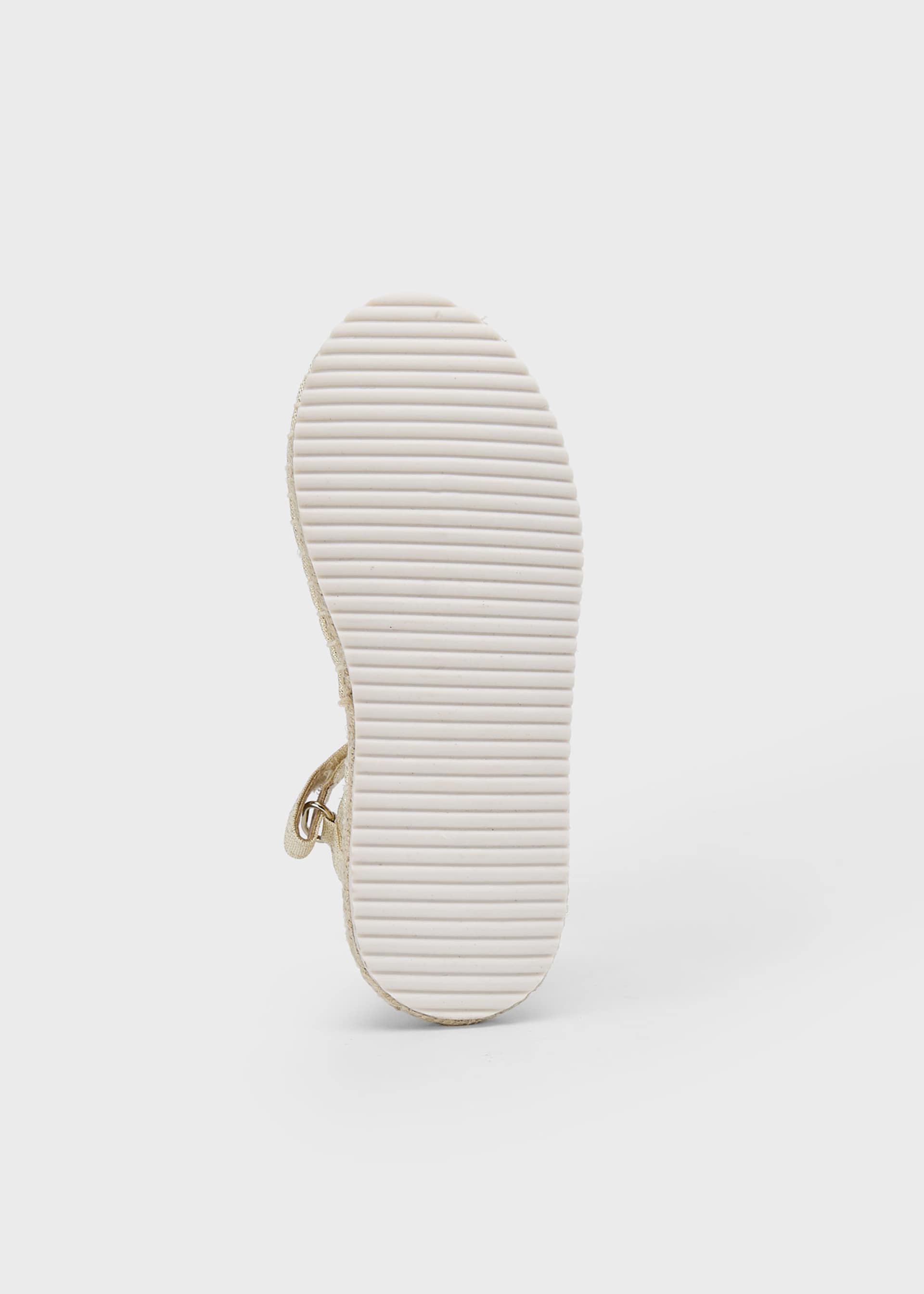 Espadrilles metallisiert Blumen Mädchen Espadrilles metallisiert Blumen Mädchen