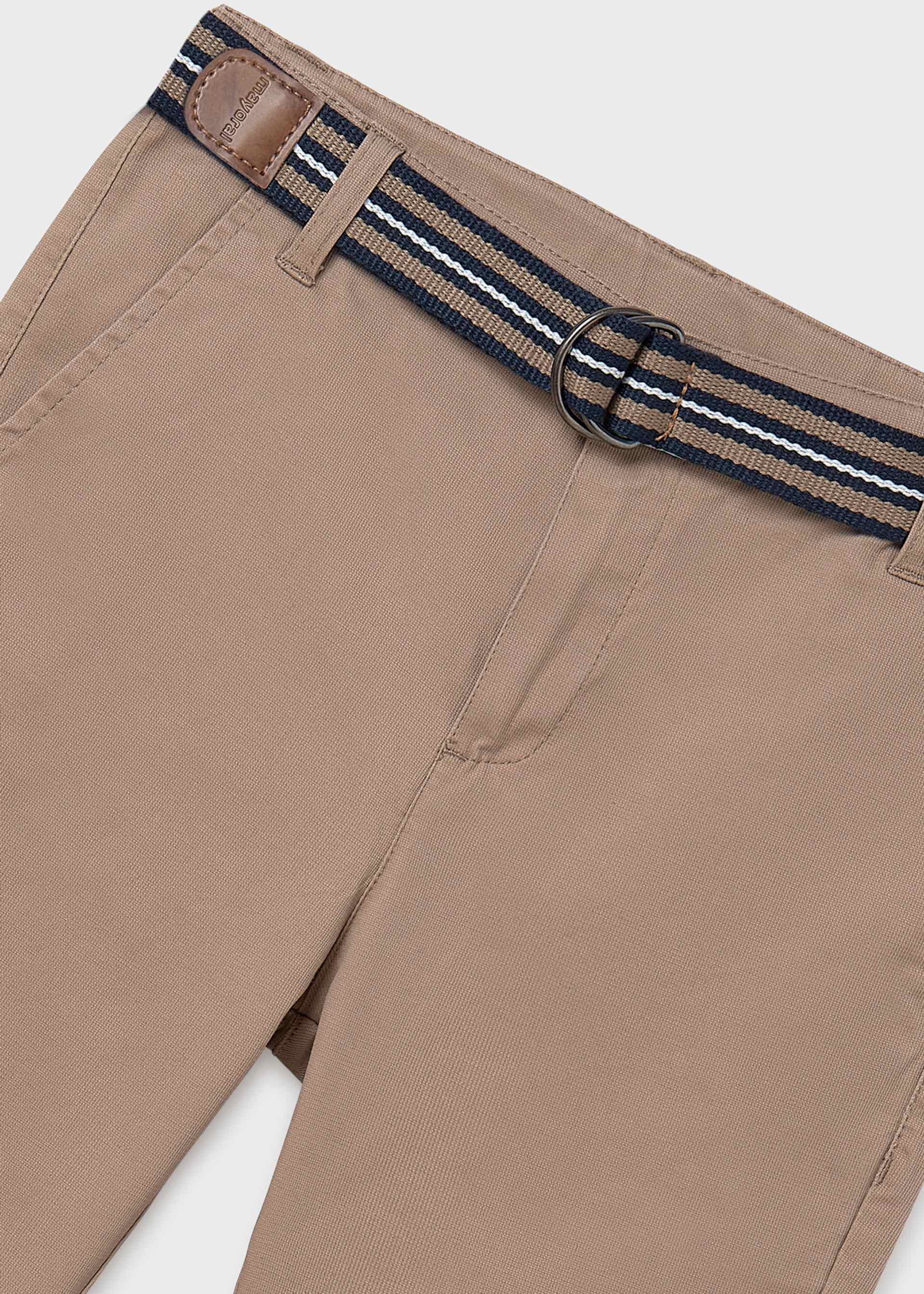 Calças piqué cinto rapaz