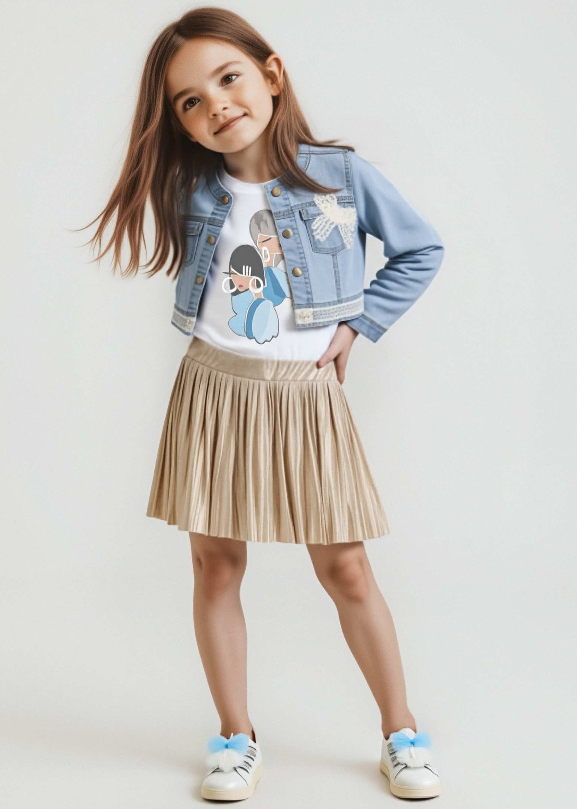 Hosenrock Herzschnalle Mädchen Hosenrock Herzschnalle Mädchen