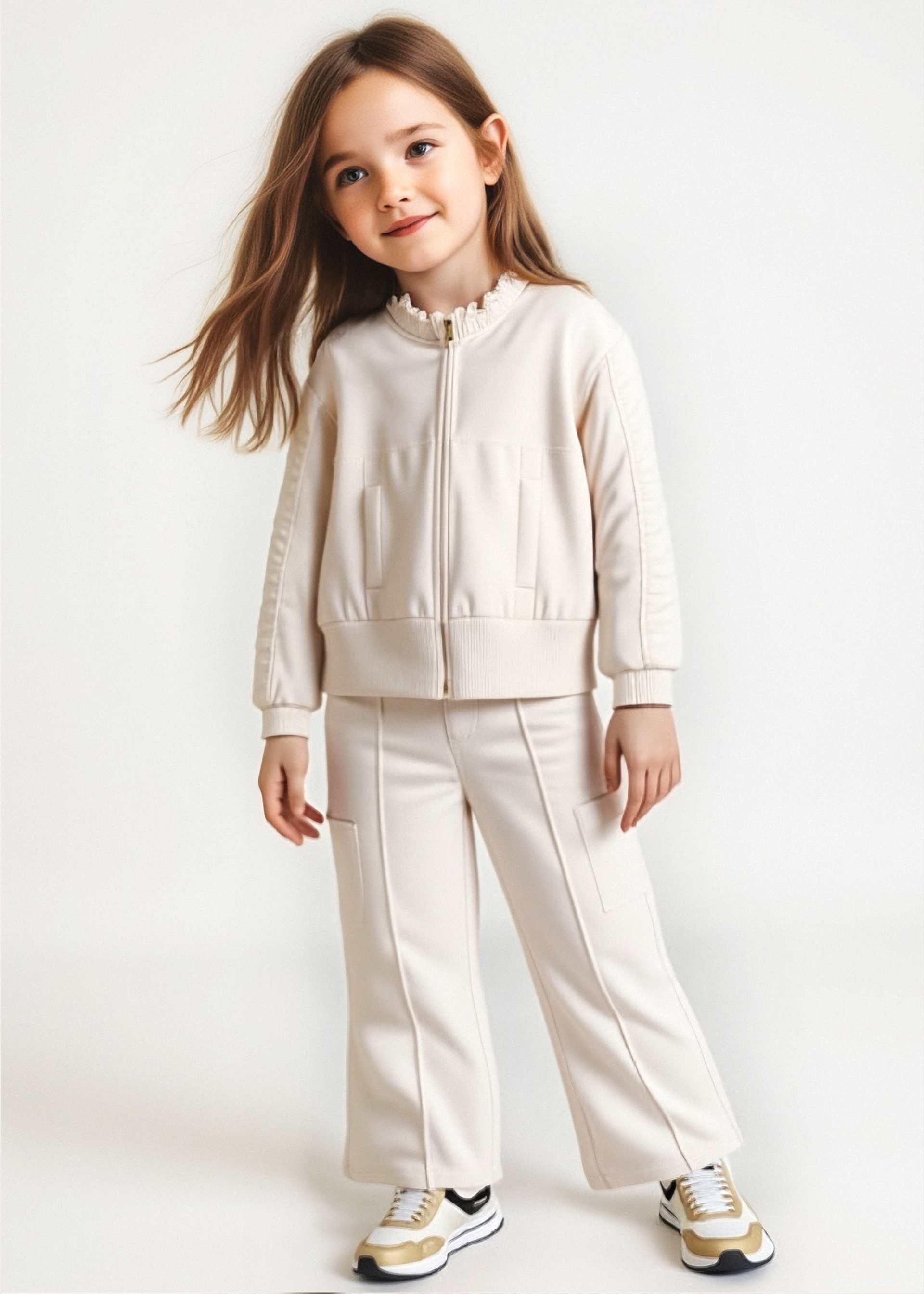 Girl contrast tracksuit