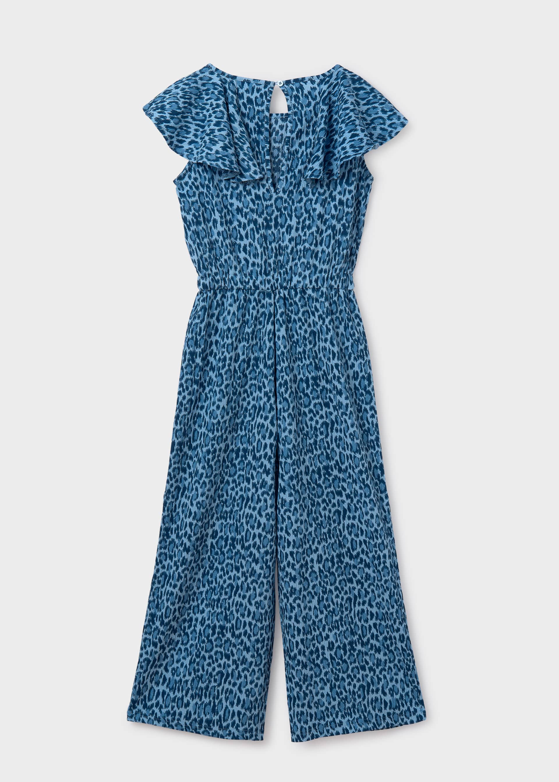 Salopeta imprimeu leopard fata