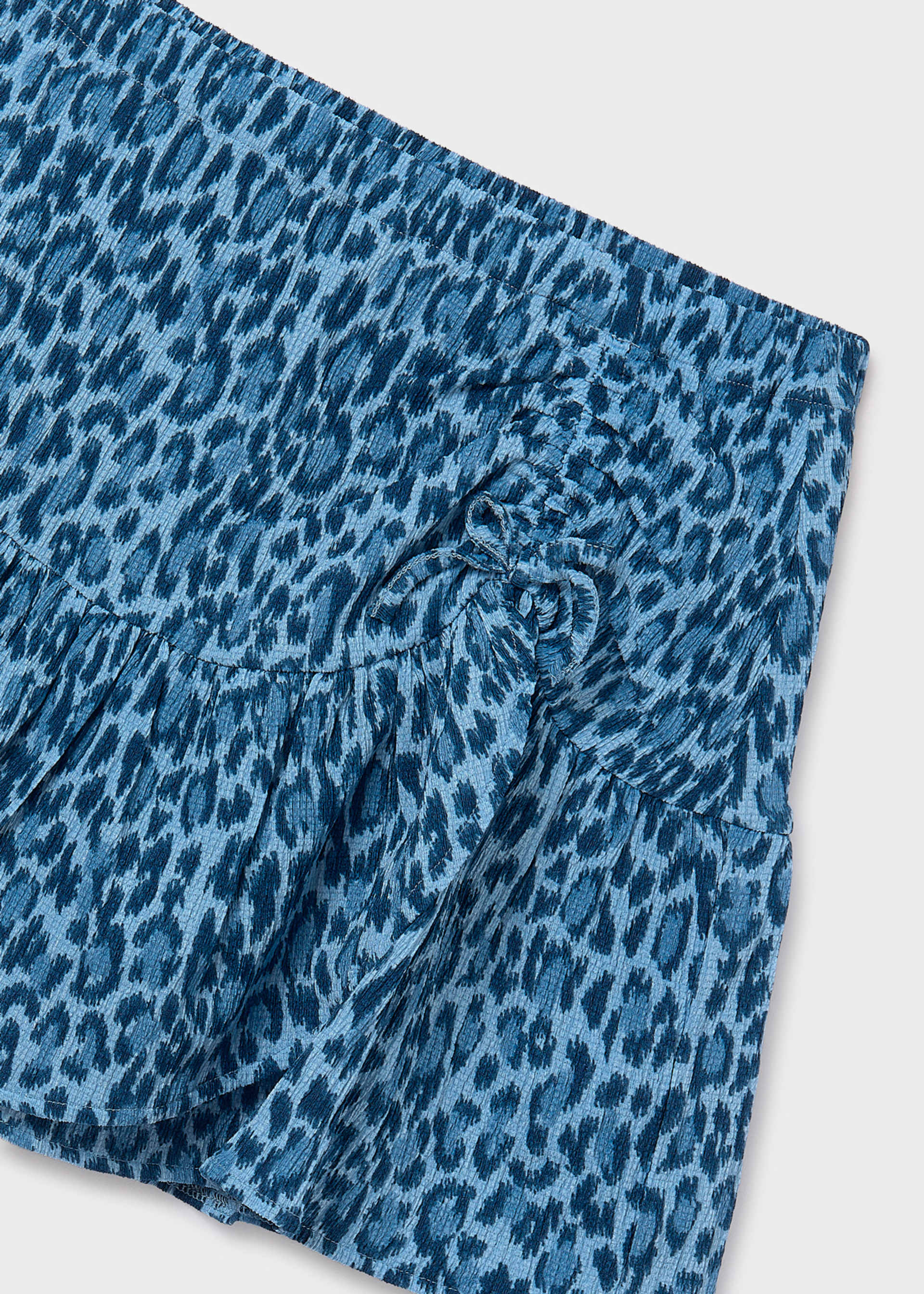 Falda estampada leopardo chica