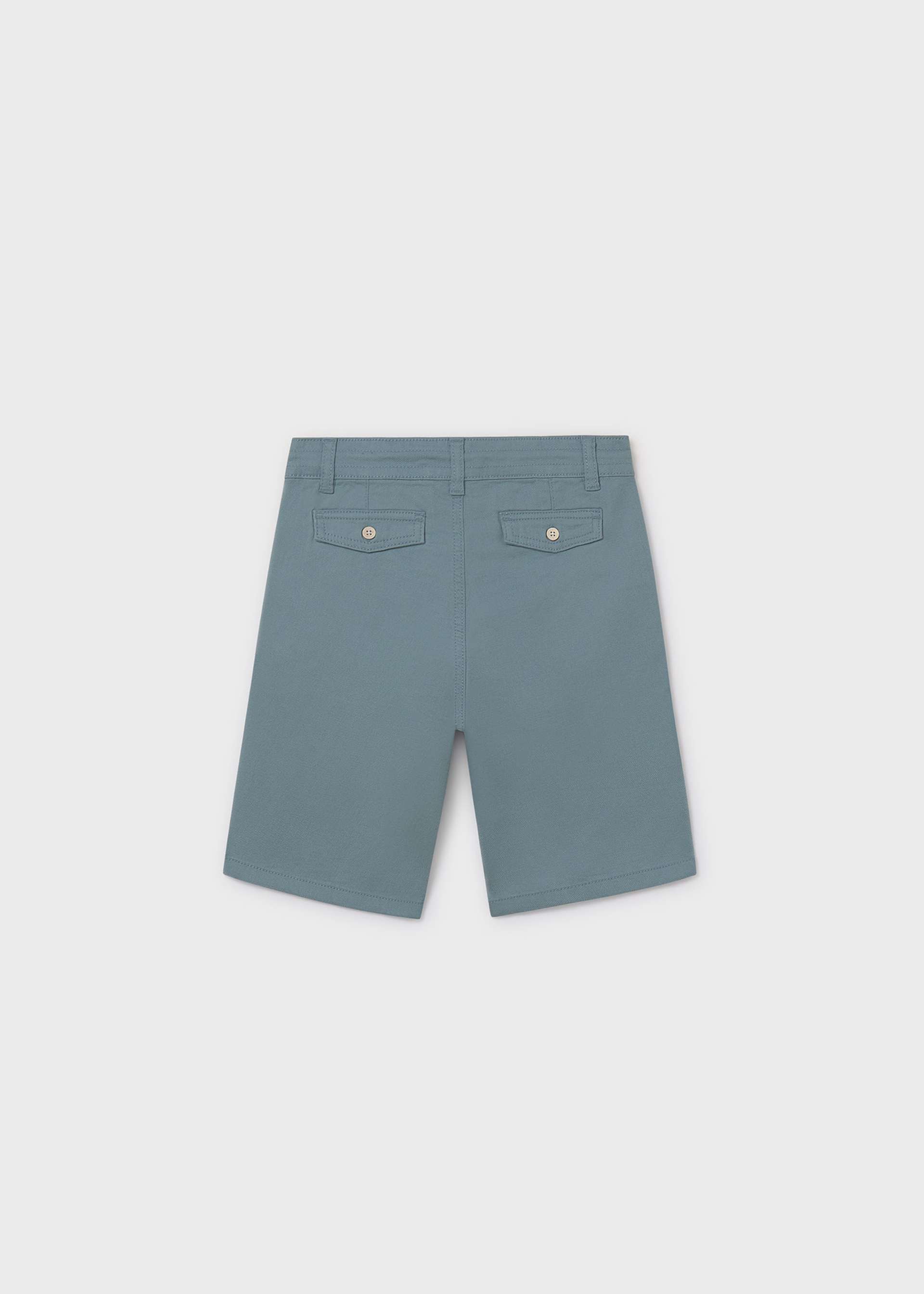 Boy structured pique shorts with drawstring