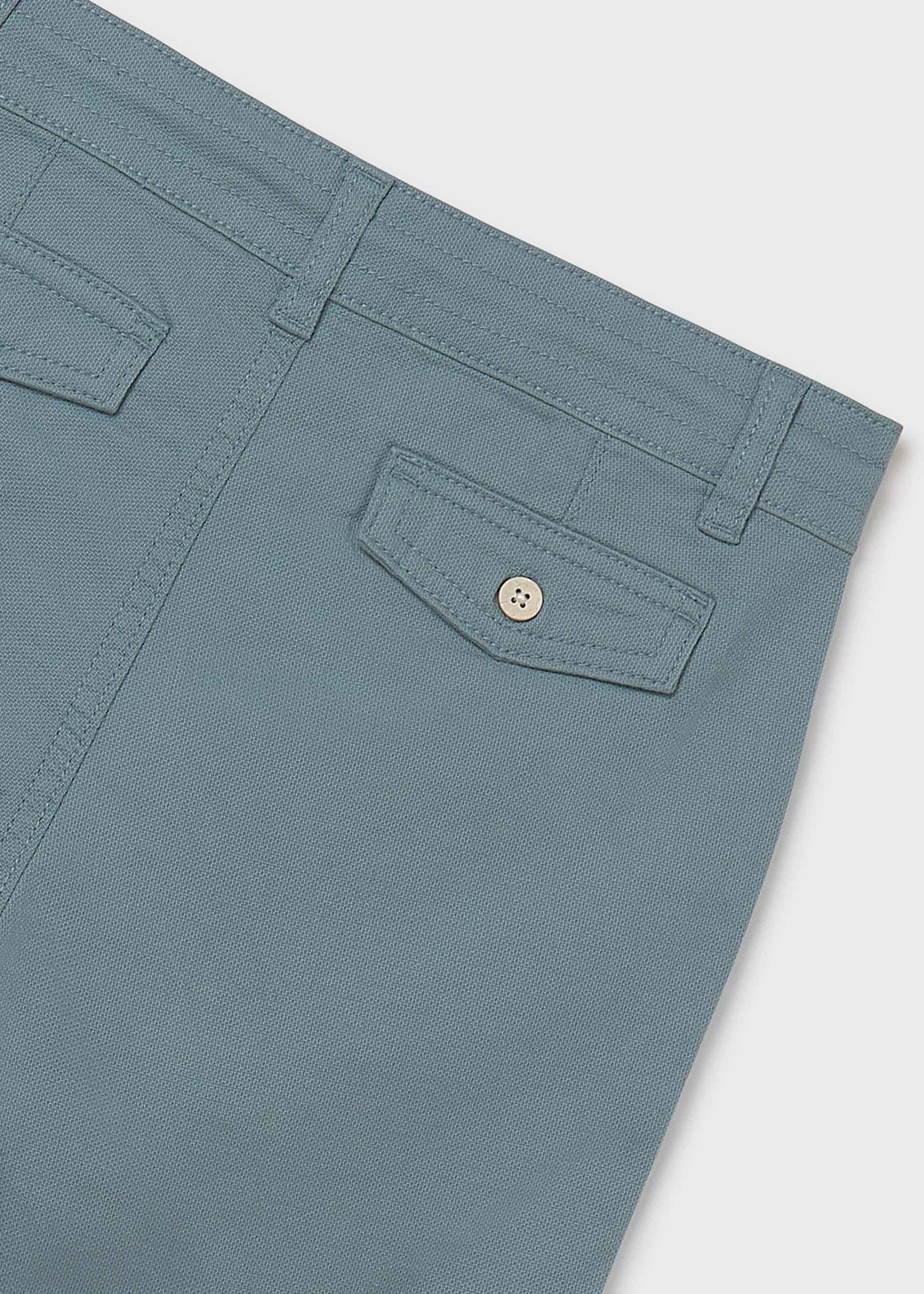 Boy structured pique shorts with drawstring