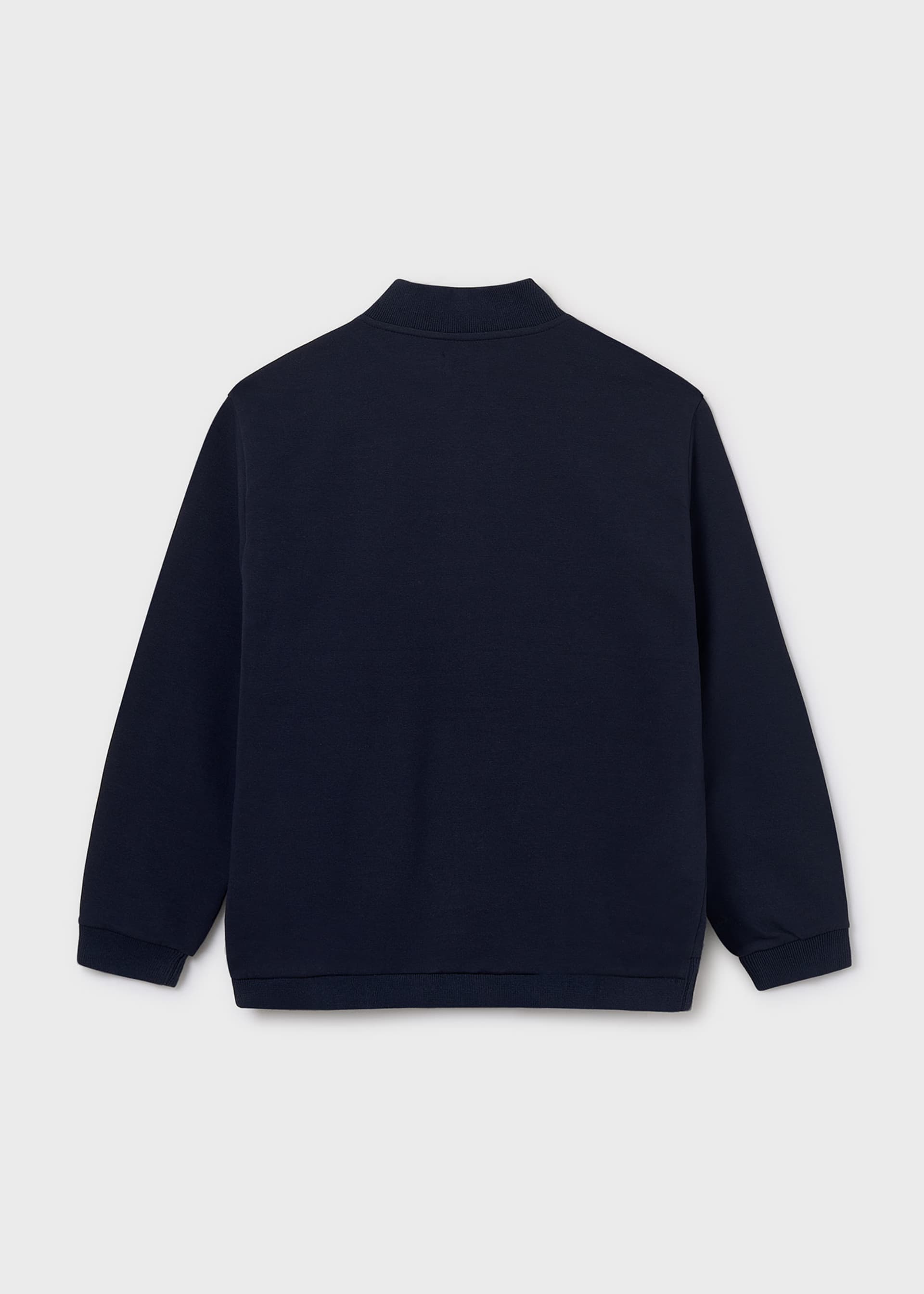 Boy formal terry zip jacket