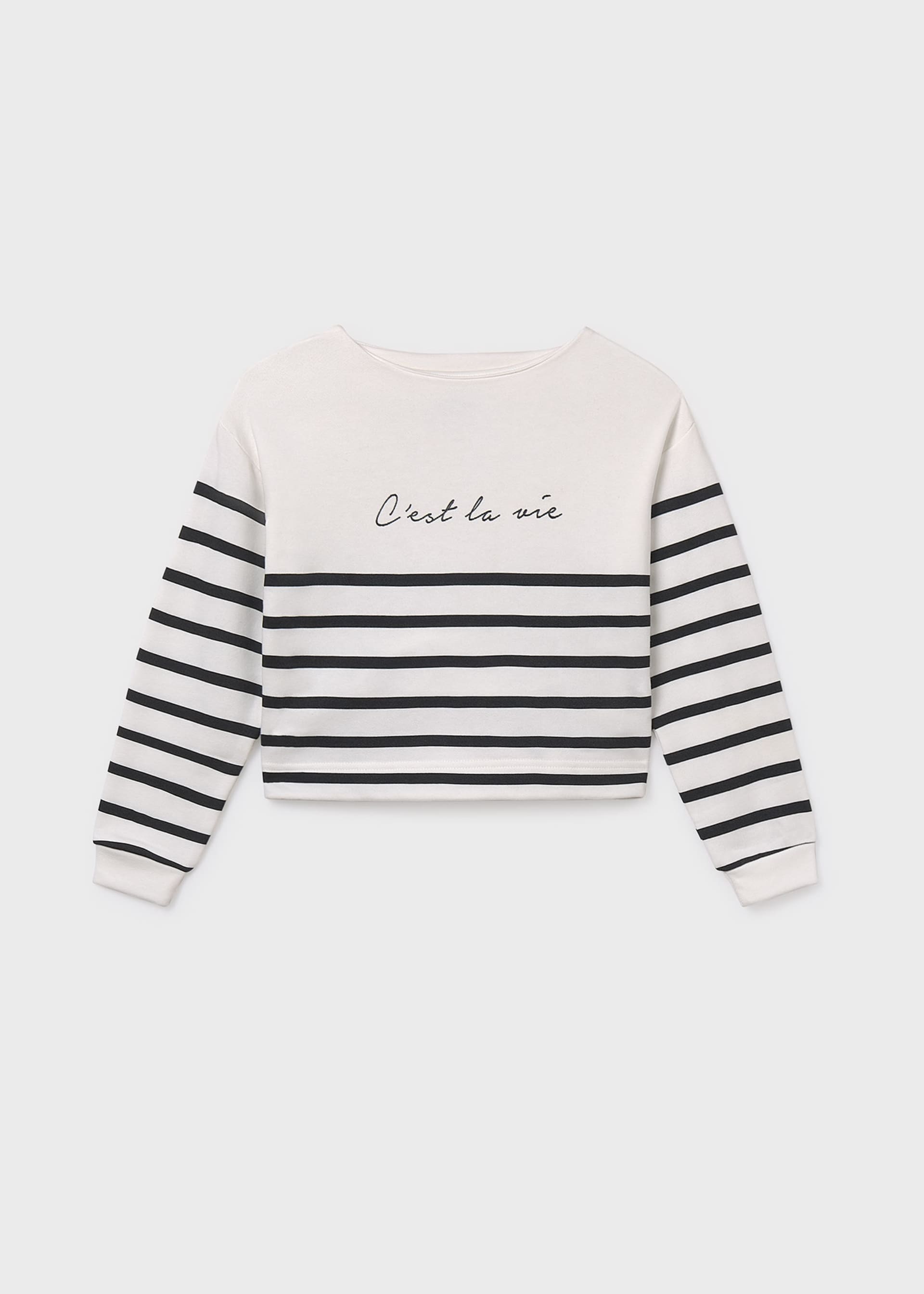 Sweatshirt gestreift Teenager Mädchen