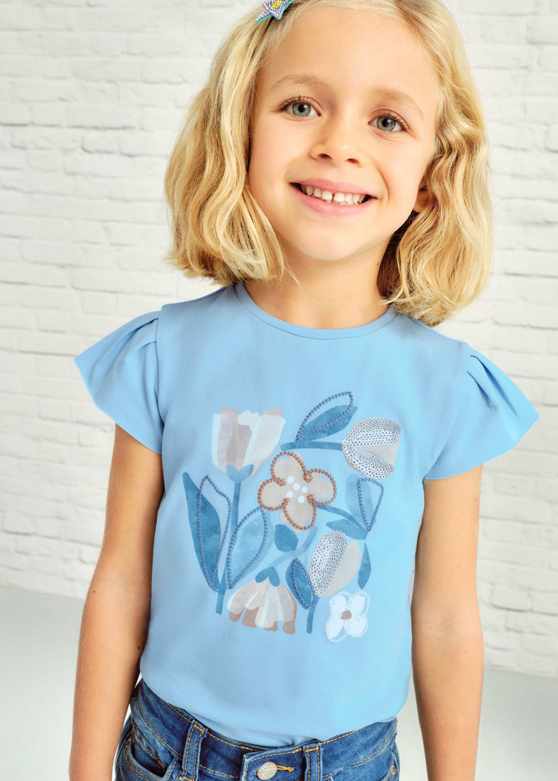 Playera dibujo niña