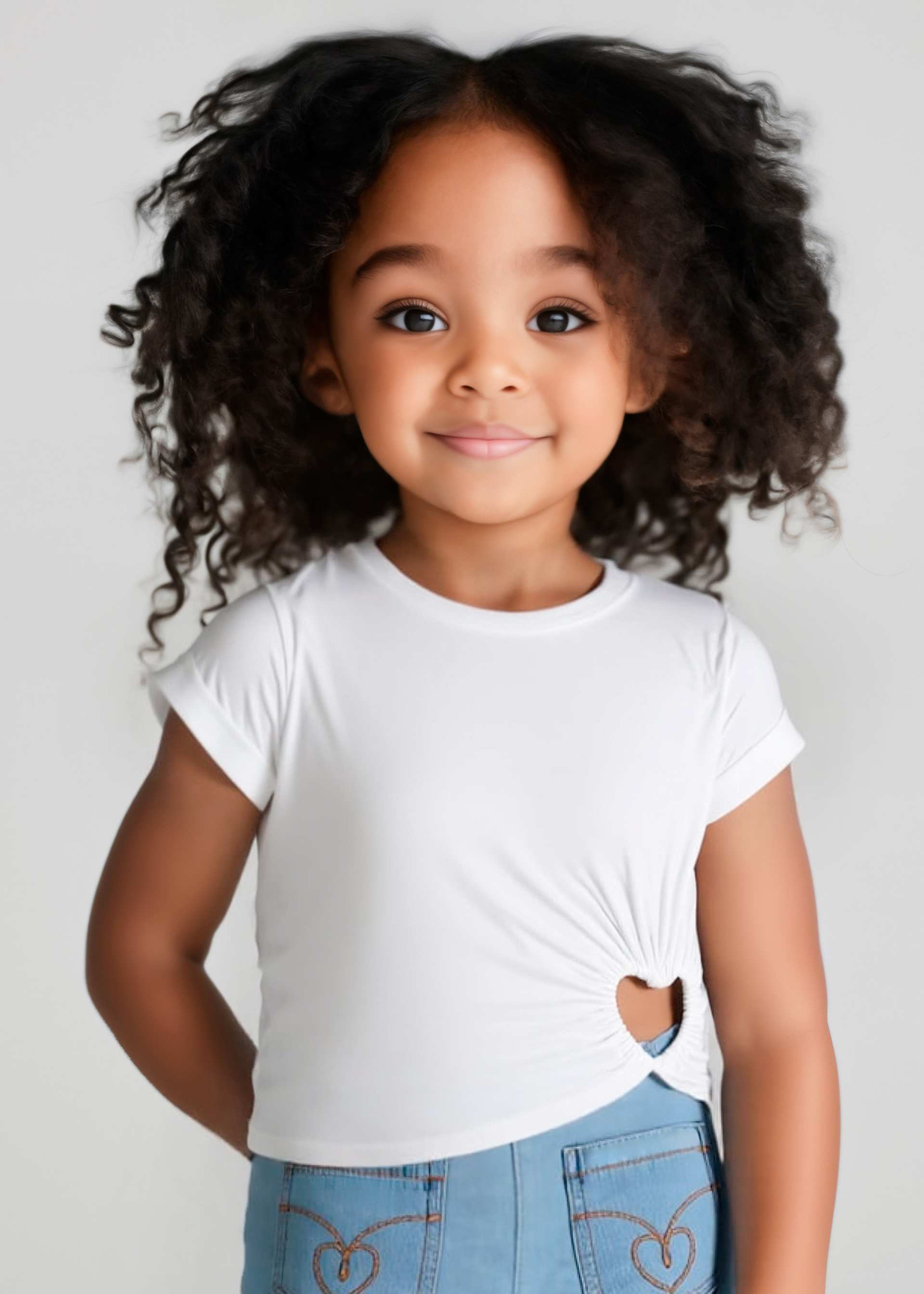 Girl heart detail t-shirt