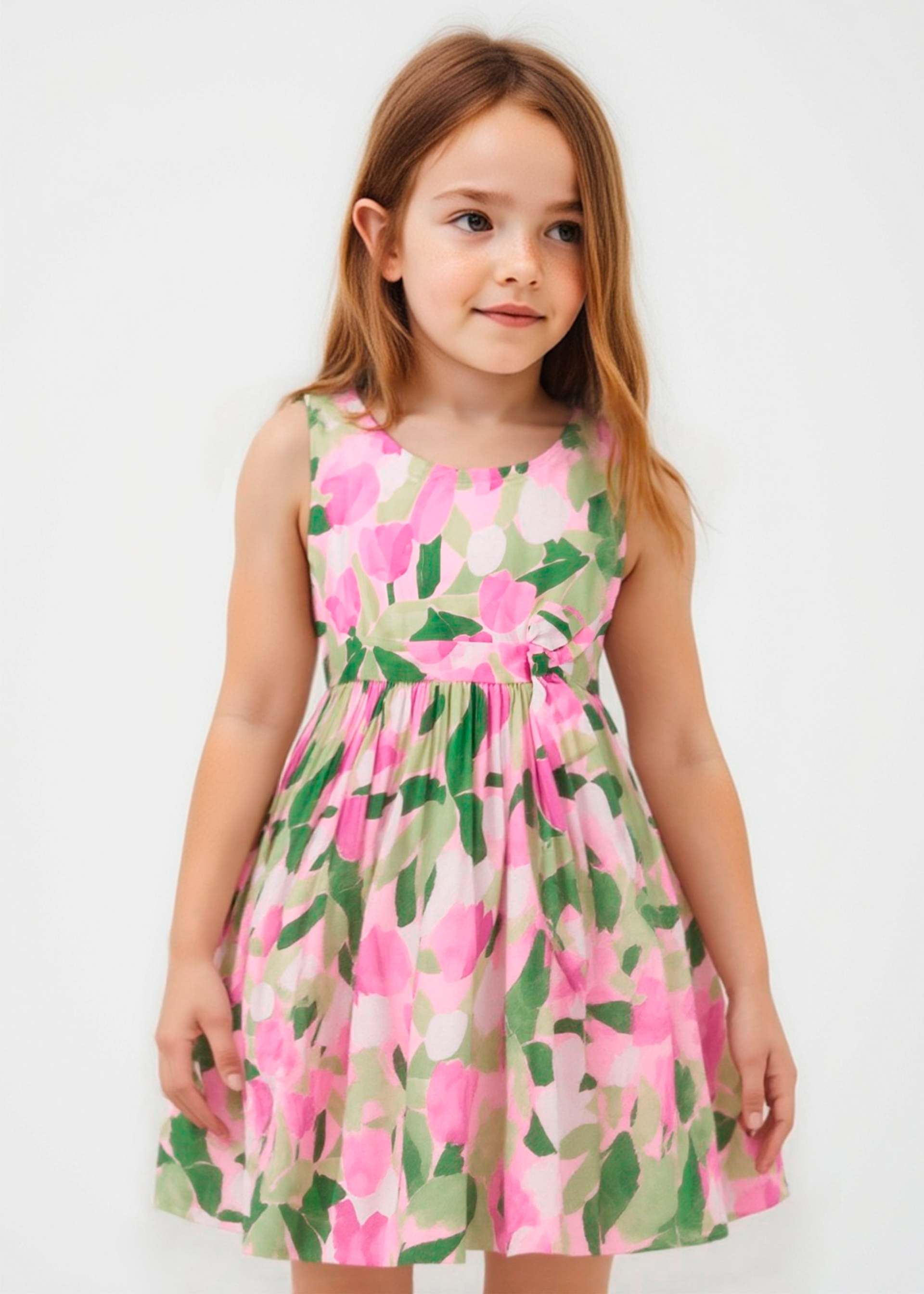 Girl floral print dress Girl floral print dress