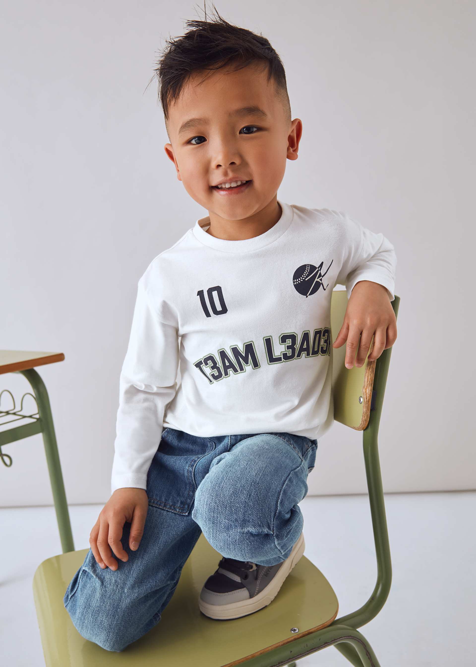 Boys long sleeved team shirt