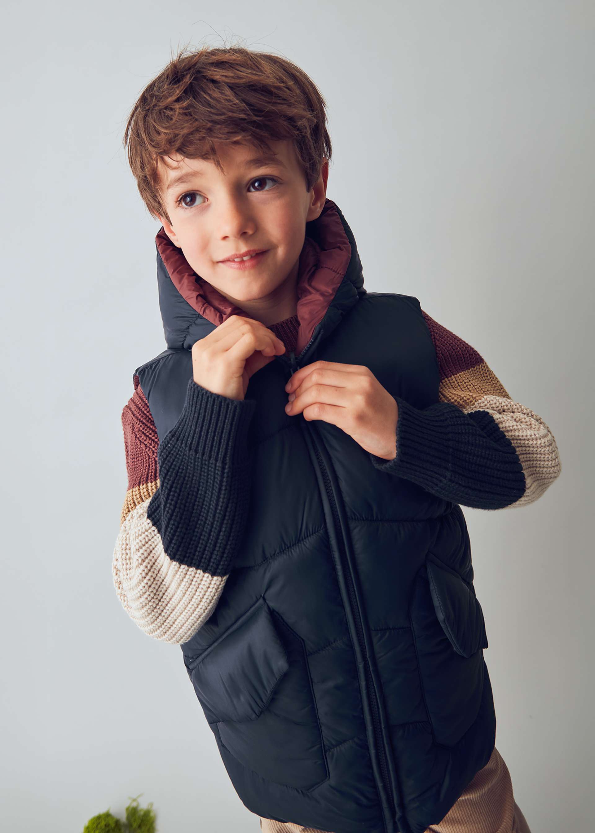 Chaleco reversible niño