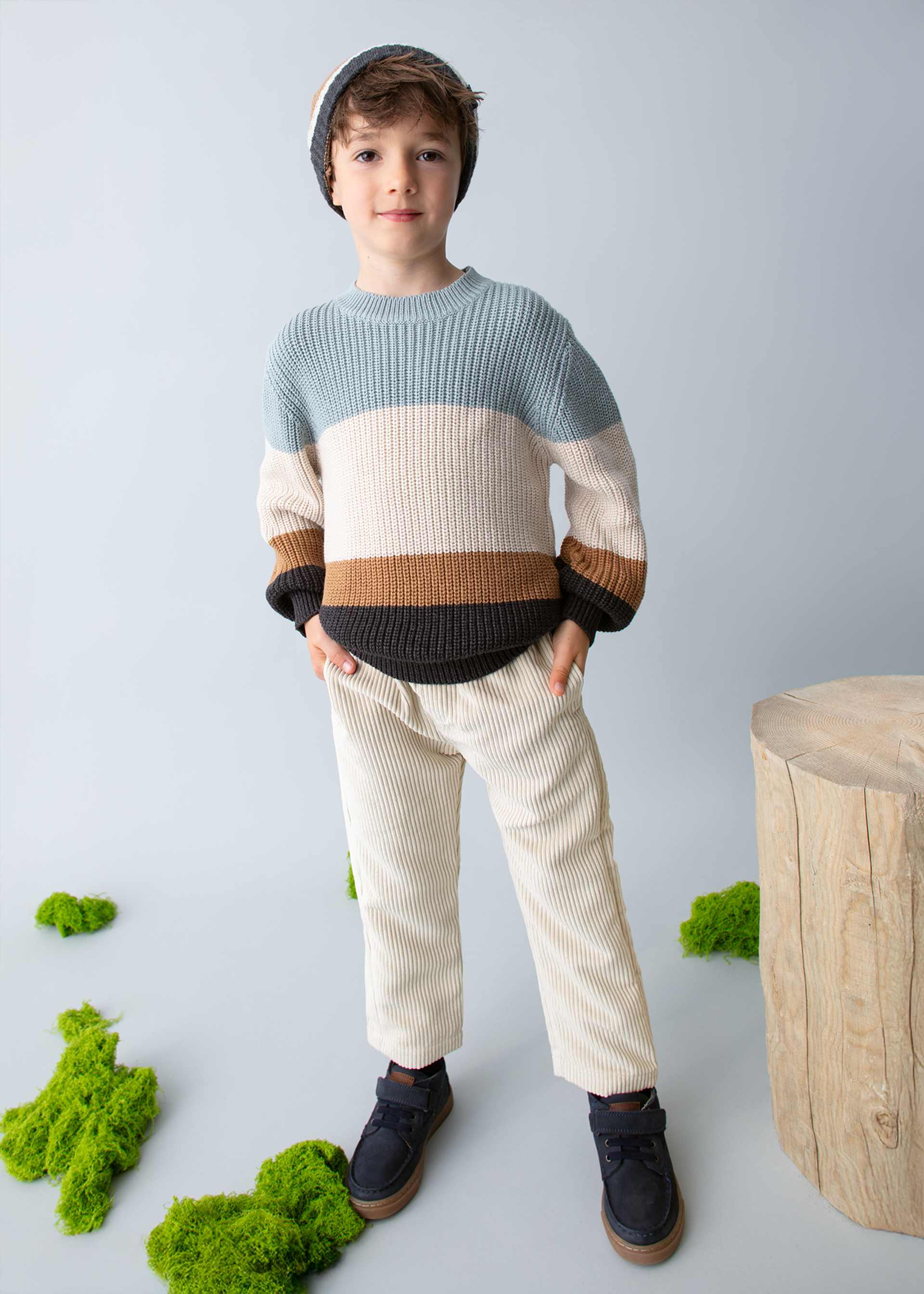 Pantalon en velours jogger garçon Pantalon en velours jogger garçon