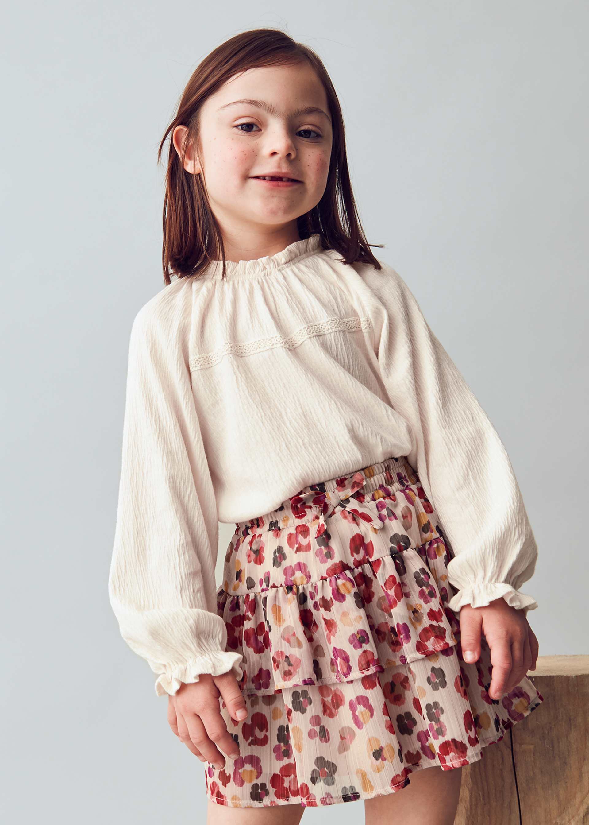 Jupe en mousseline fille