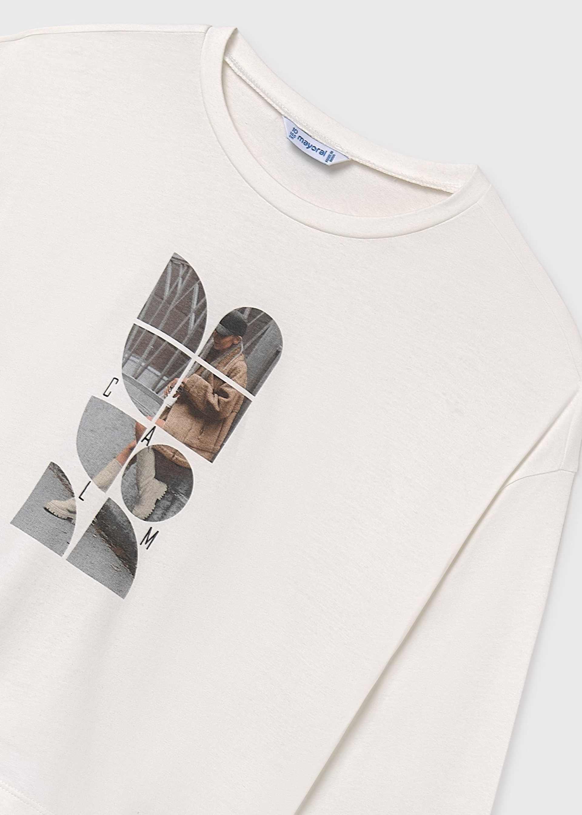 Tricou cu print fata