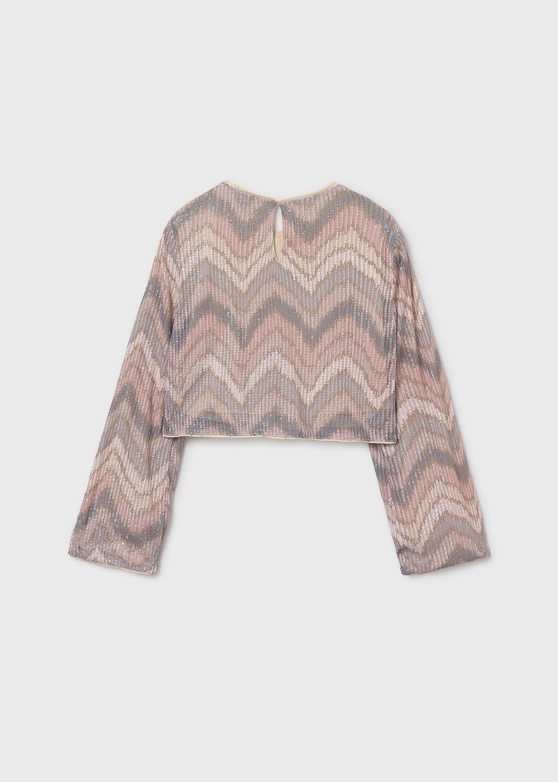 Girls sequin top