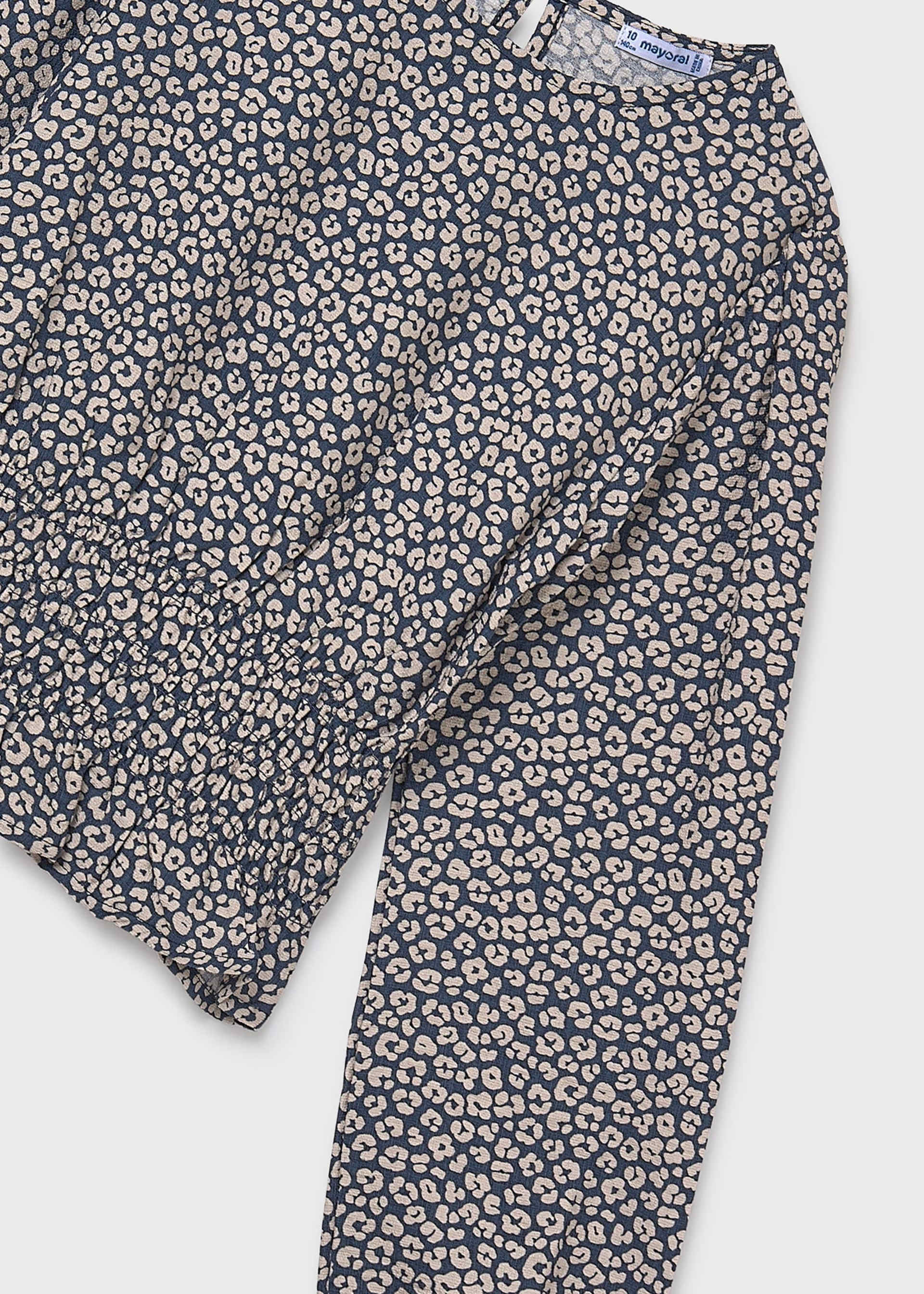 Girls printed blouse